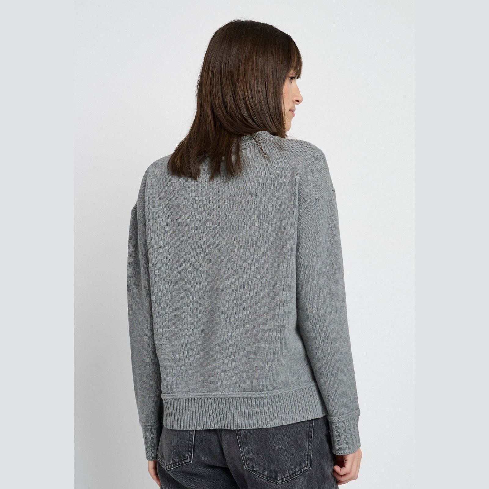Lind LiTrine Knit Pullover 9600 Grey melange