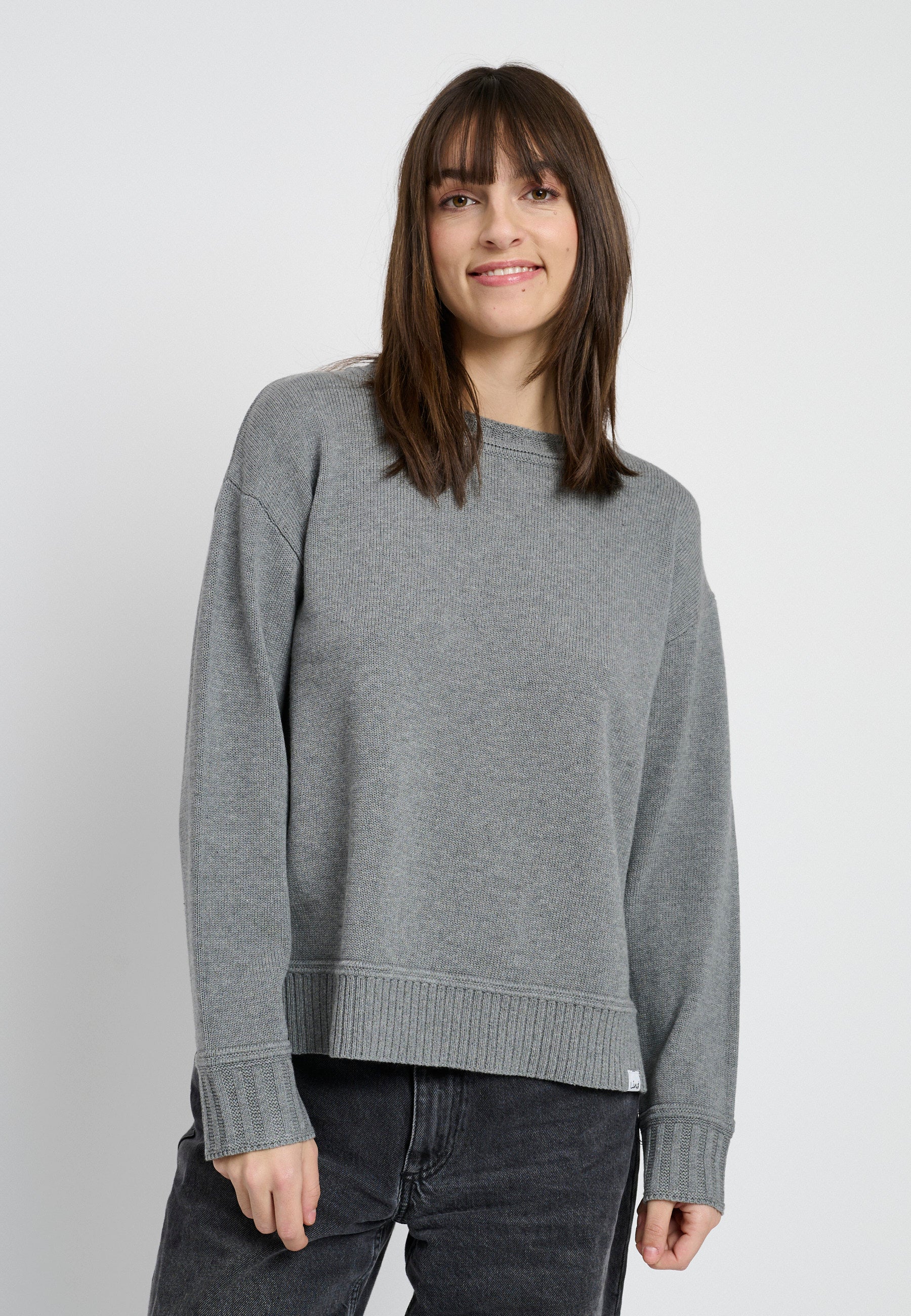 Lind LiTrine Knit Pullover 9600 Grey melange