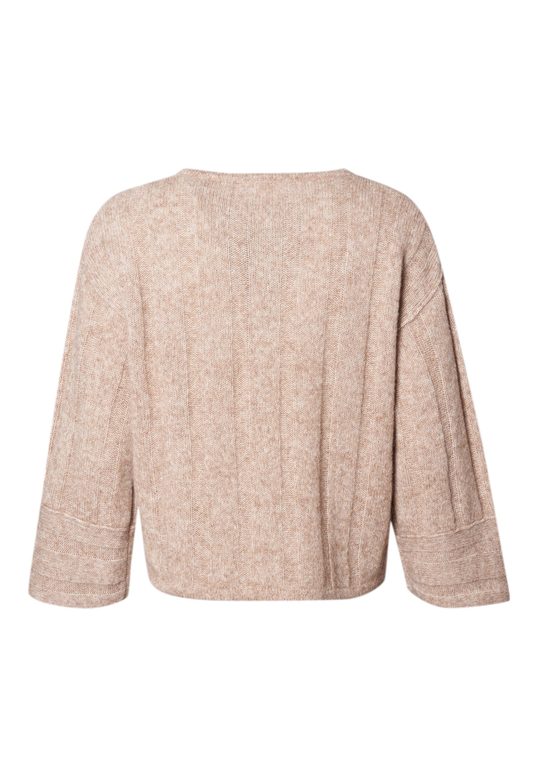 Lind LiZoya Knit Pullover 1321 light brown melange