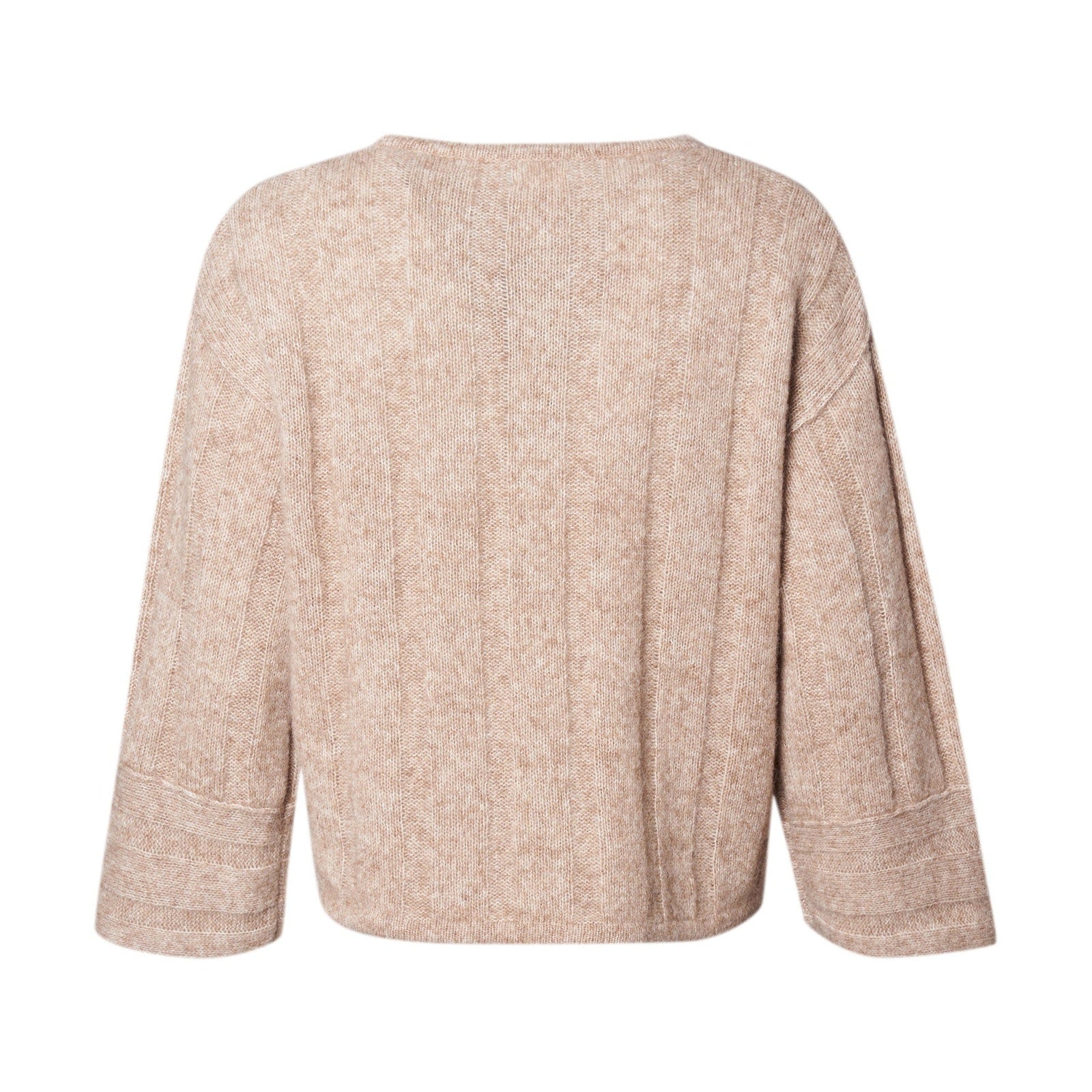 Lind LiZoya Knit Pullover 1321 light brown melange