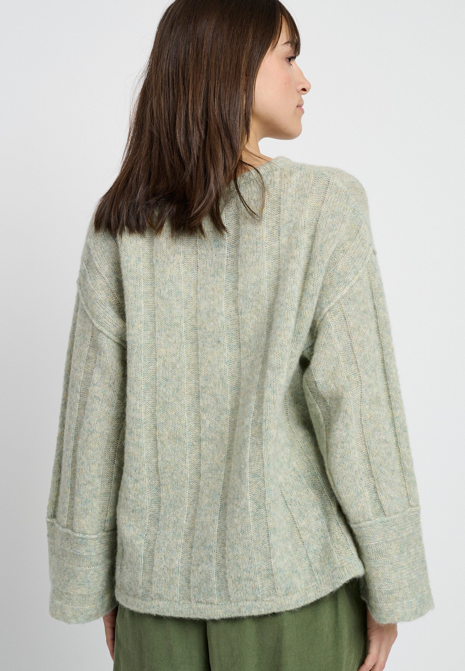 Lind LiZoya Knit Pullover 3451 light green melange