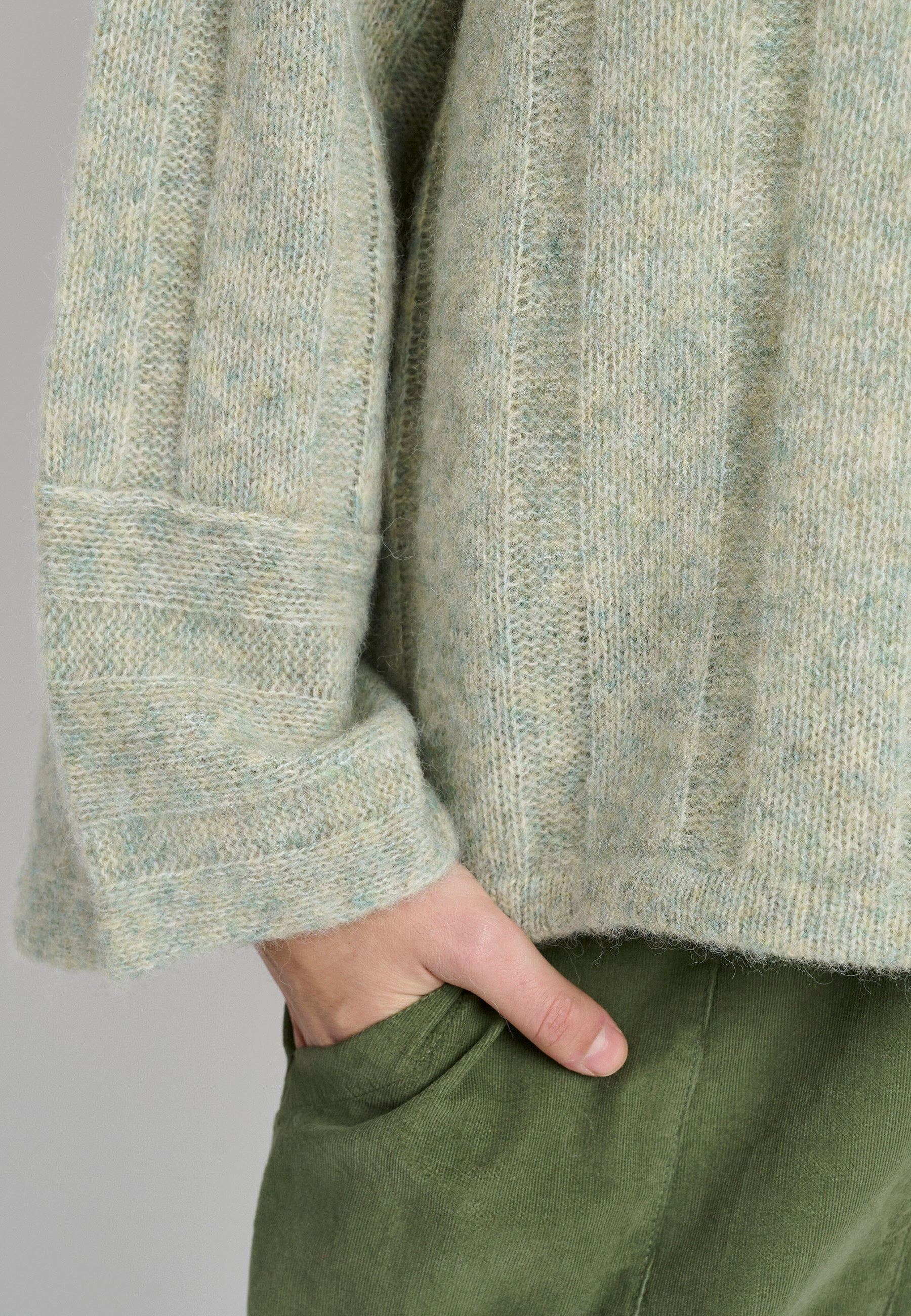 Lind LiZoya Knit Pullover 3451 light green melange