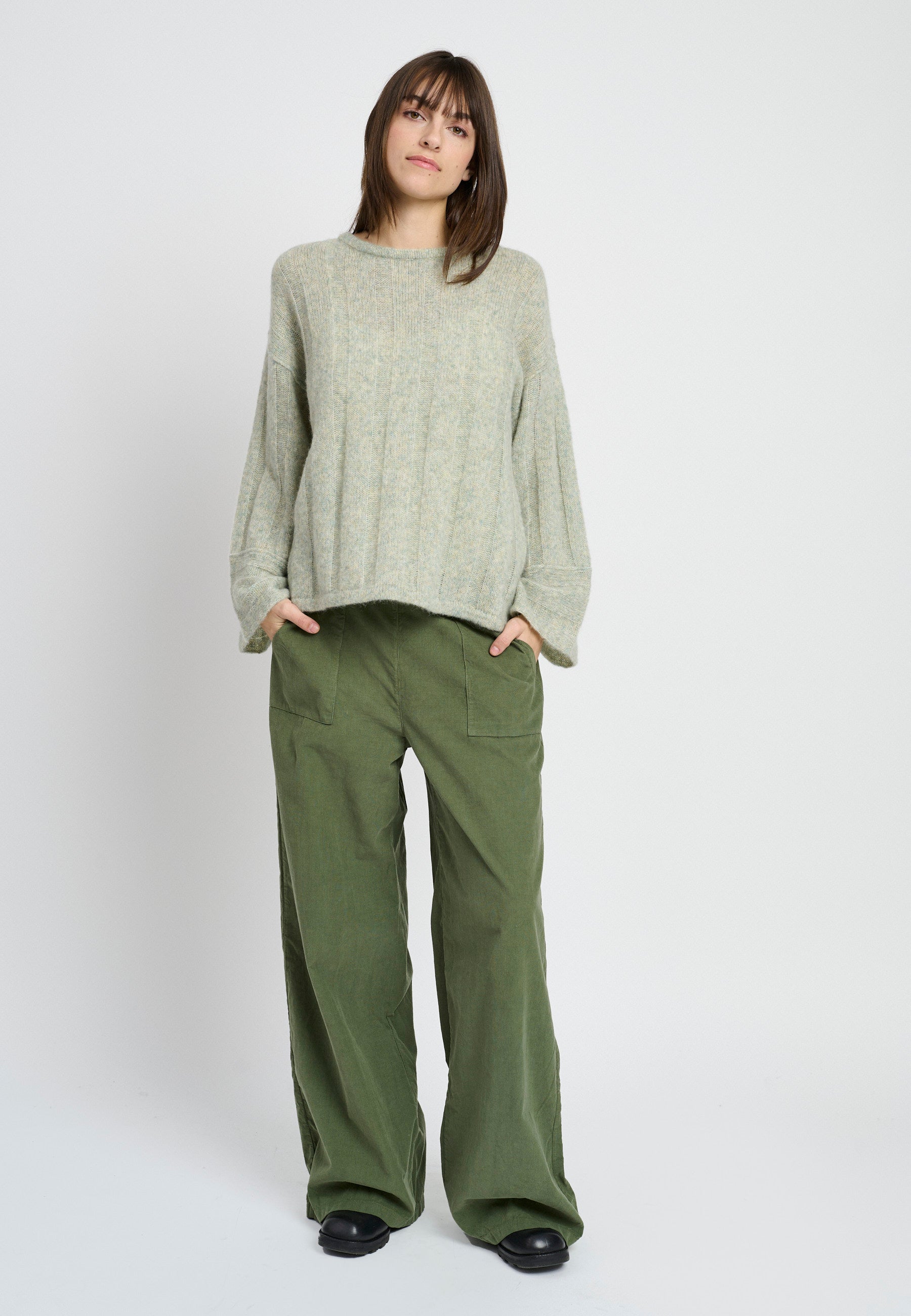 Lind LiZoya Knit Pullover 3451 light green melange