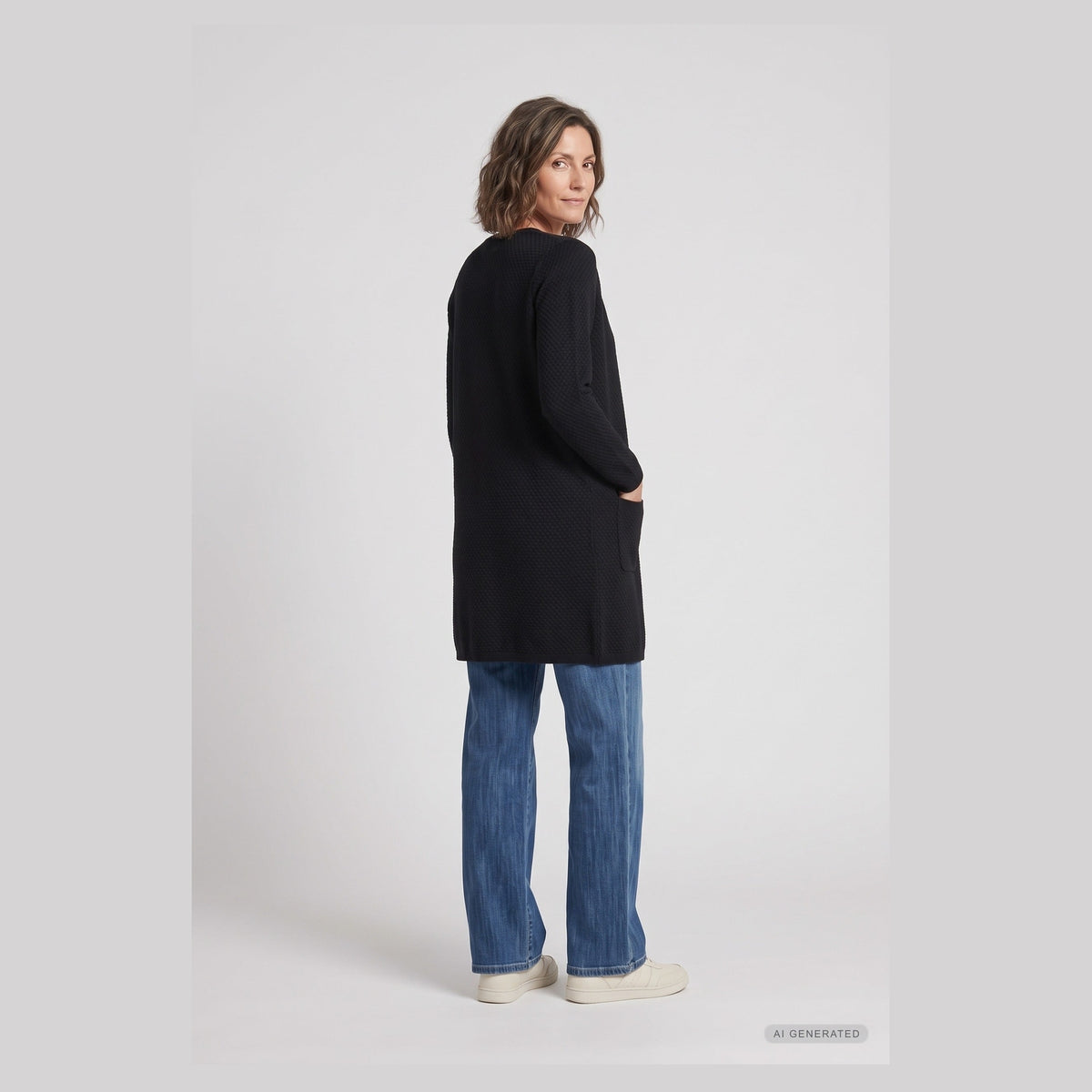 Lind Marie Knit Cardigan 110 Vanta Black