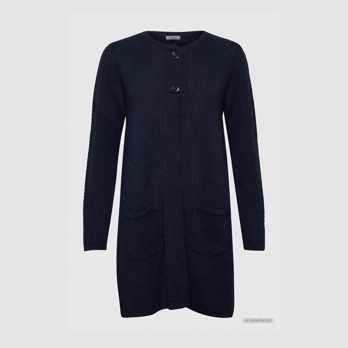 Lind Marie Knit Cardigan 611 Palco-navy