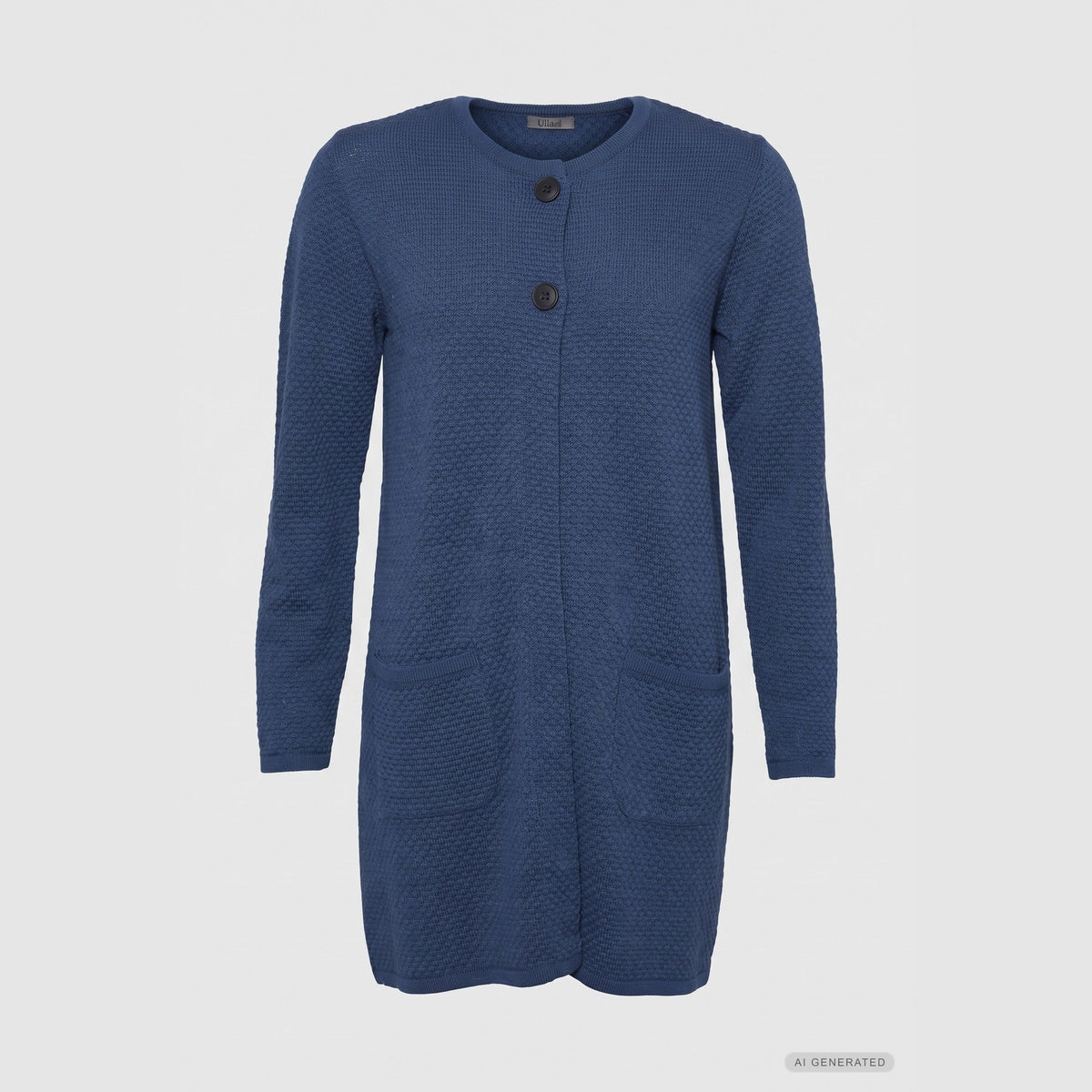 Lind Marie Knit Cardigan 706 Bagar blue melange