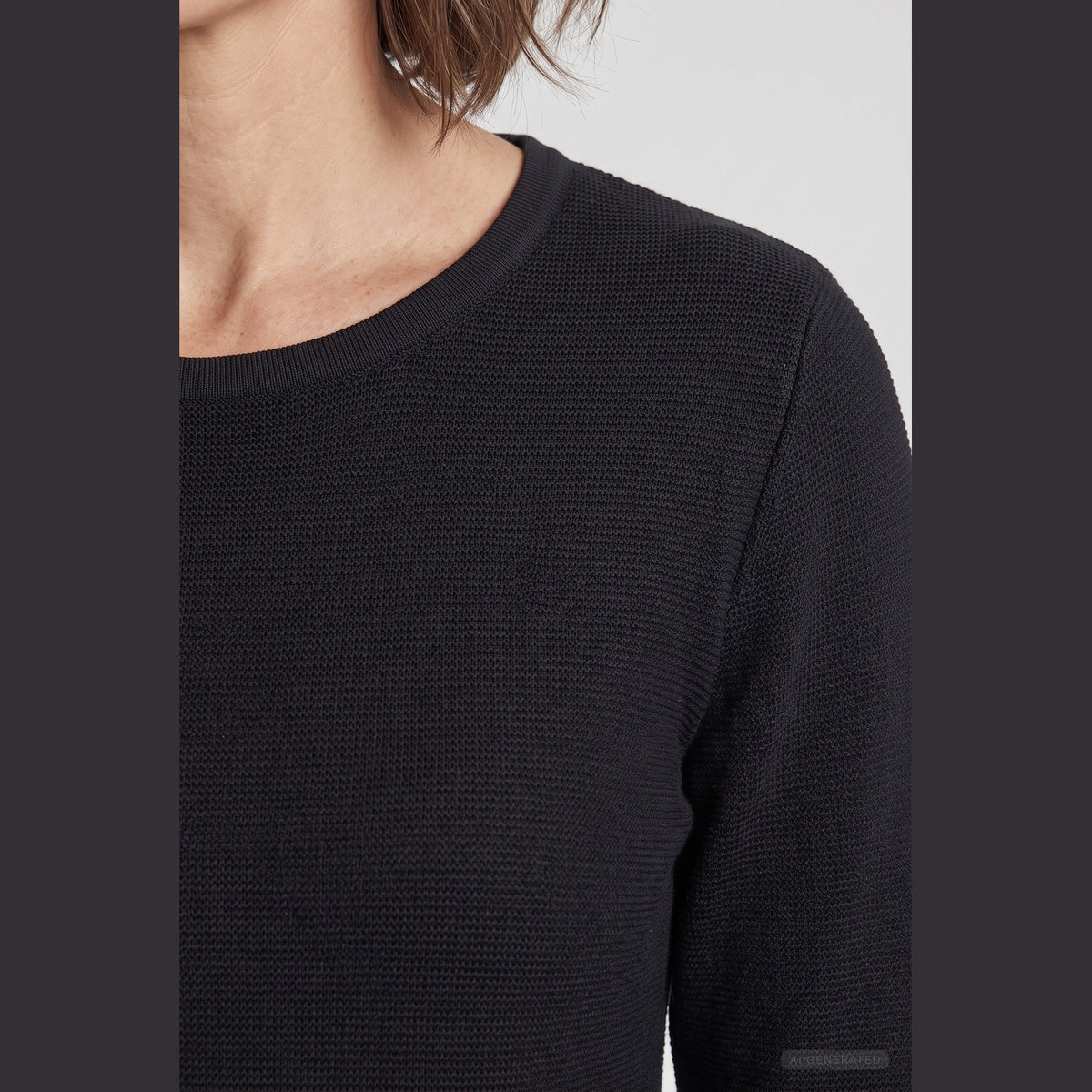Lind Mia Knit Dress 110 Vanta Black