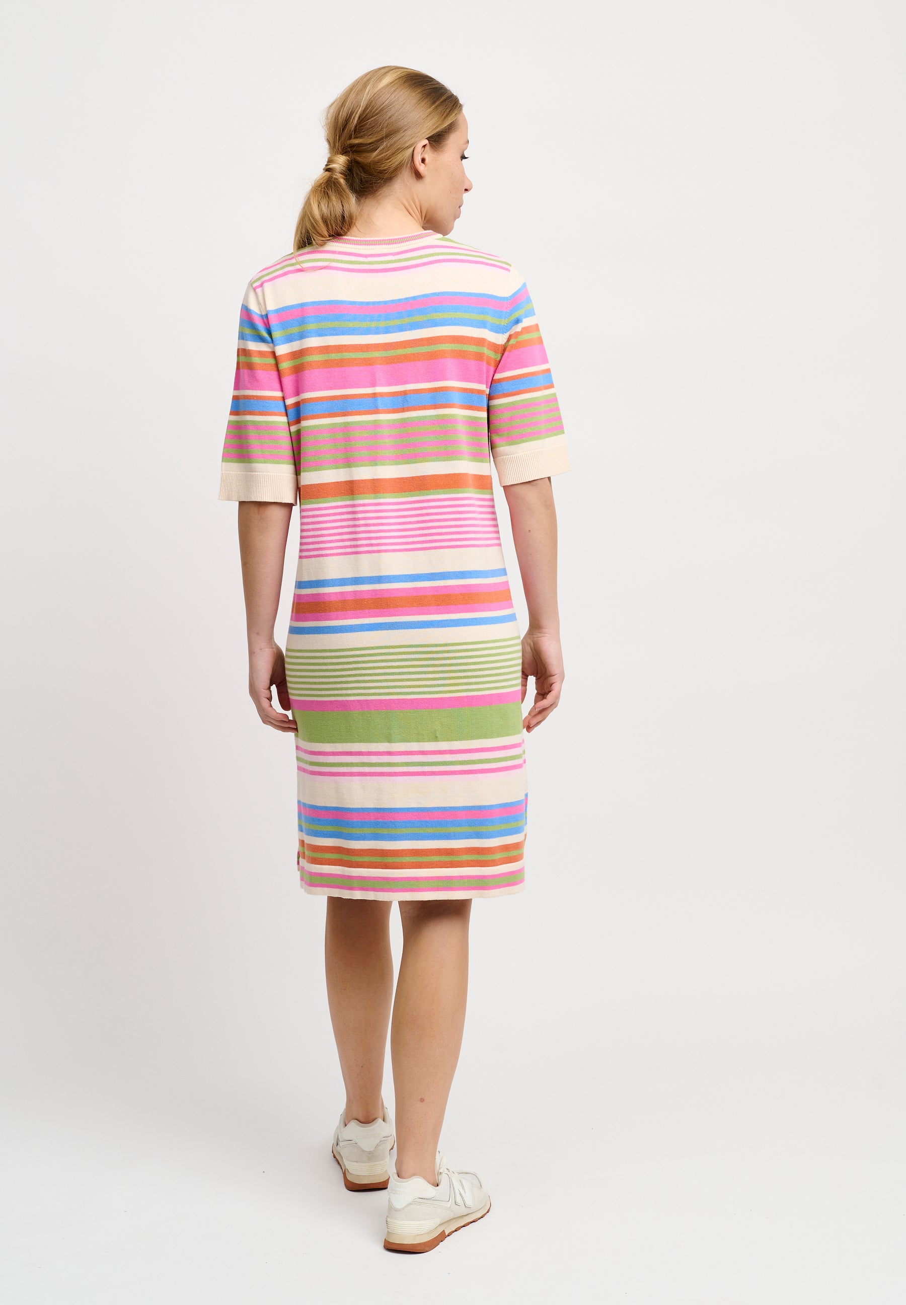 Lind Mille Knit Dress 1063 Apple green