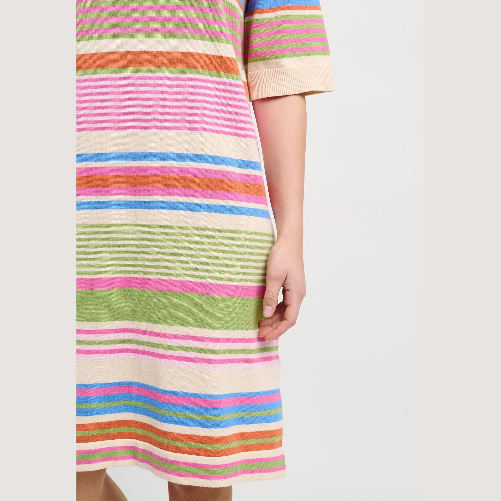 Lind Mille Knit Dress 1063 Apple green