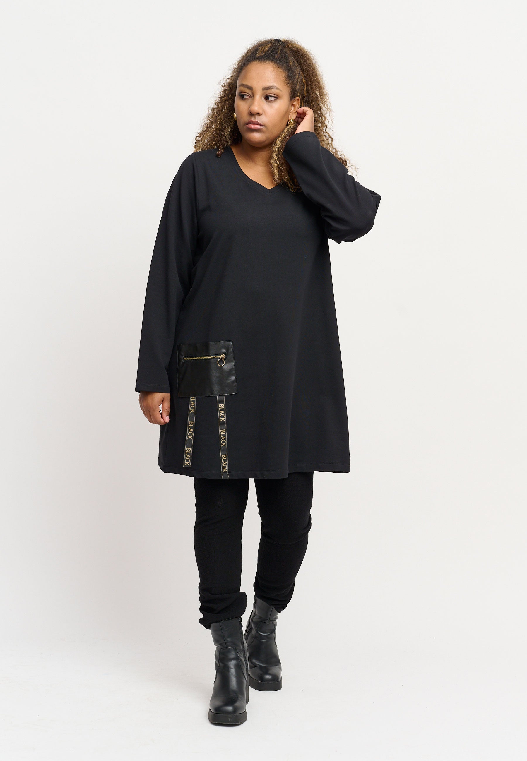 Pont Neuf PNAbna Tunikaer 999 Black