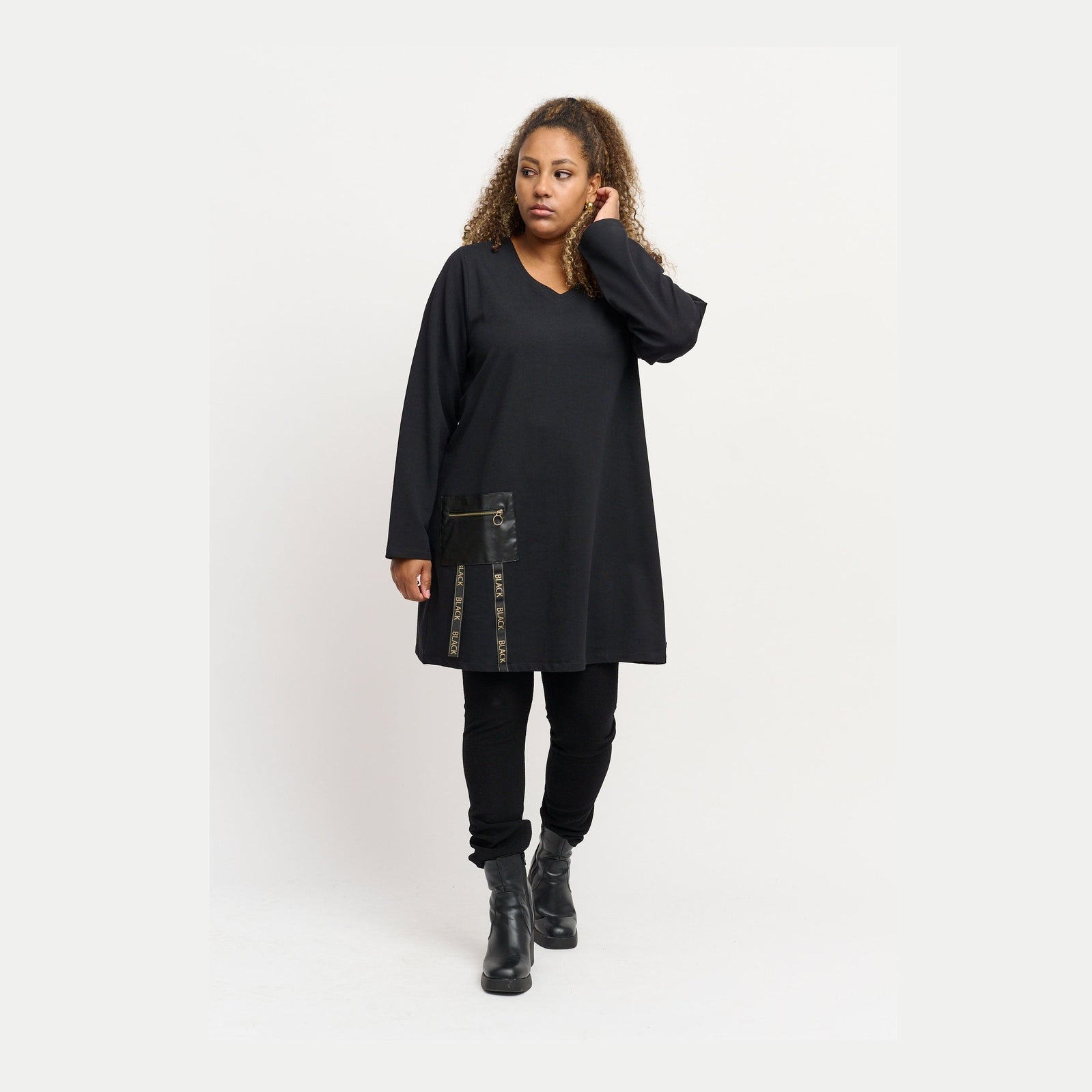 Pont Neuf PNAbna Tunikaer 999 Black