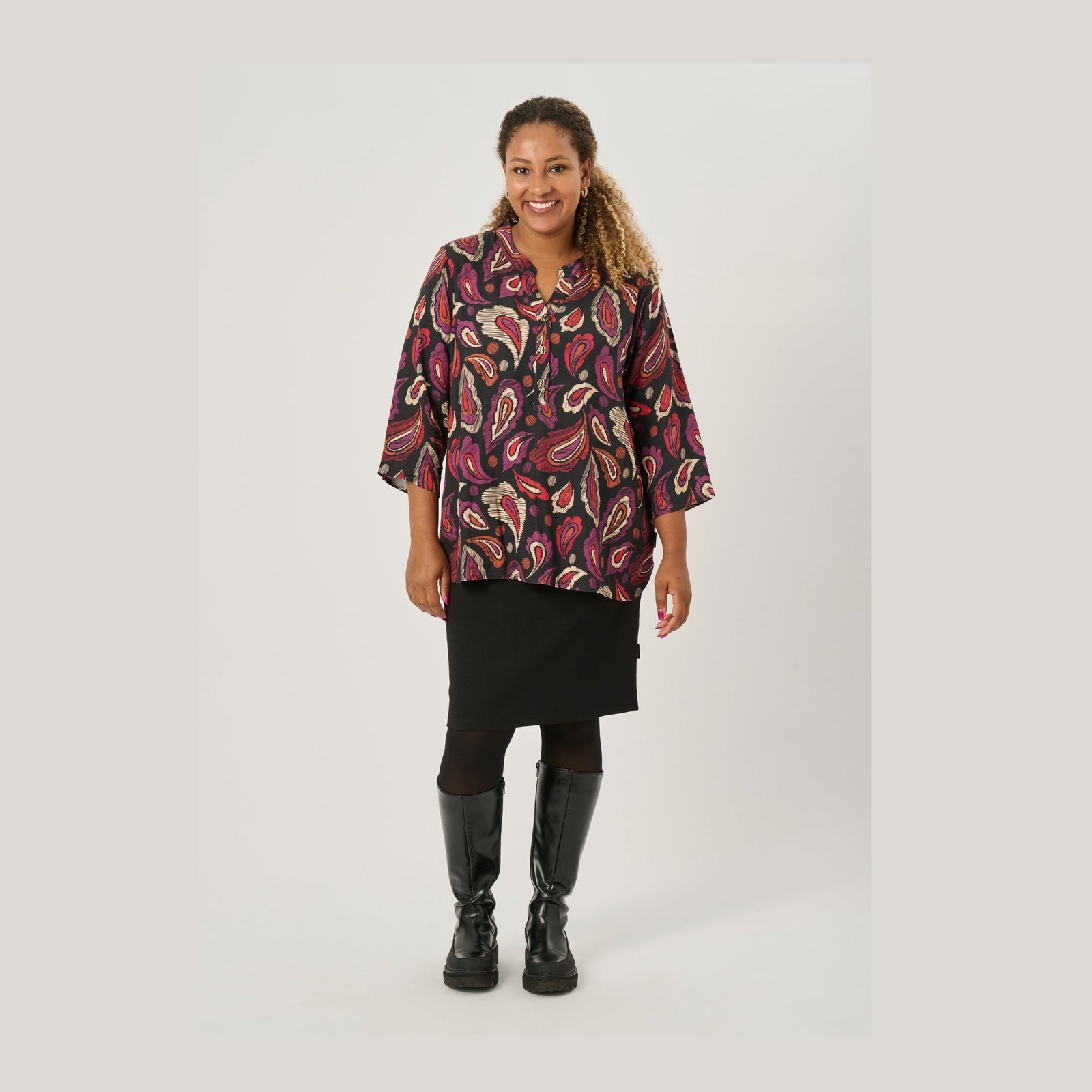 Pont Neuf PNAdella Bluser 2354 Warm Red