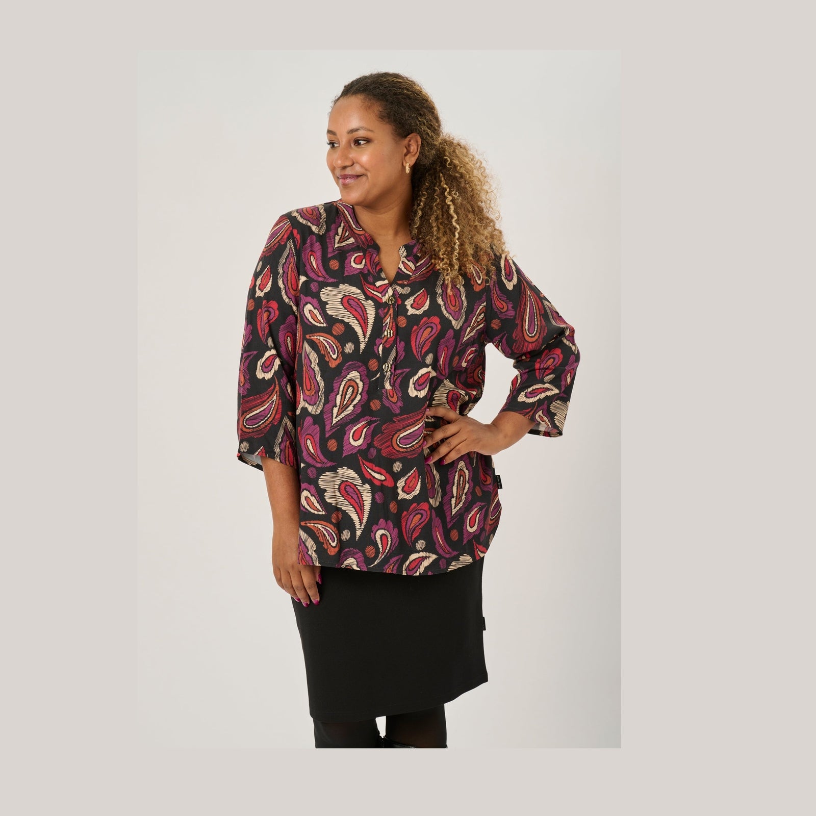 Pont Neuf PNAdella Bluser 2354 Warm Red