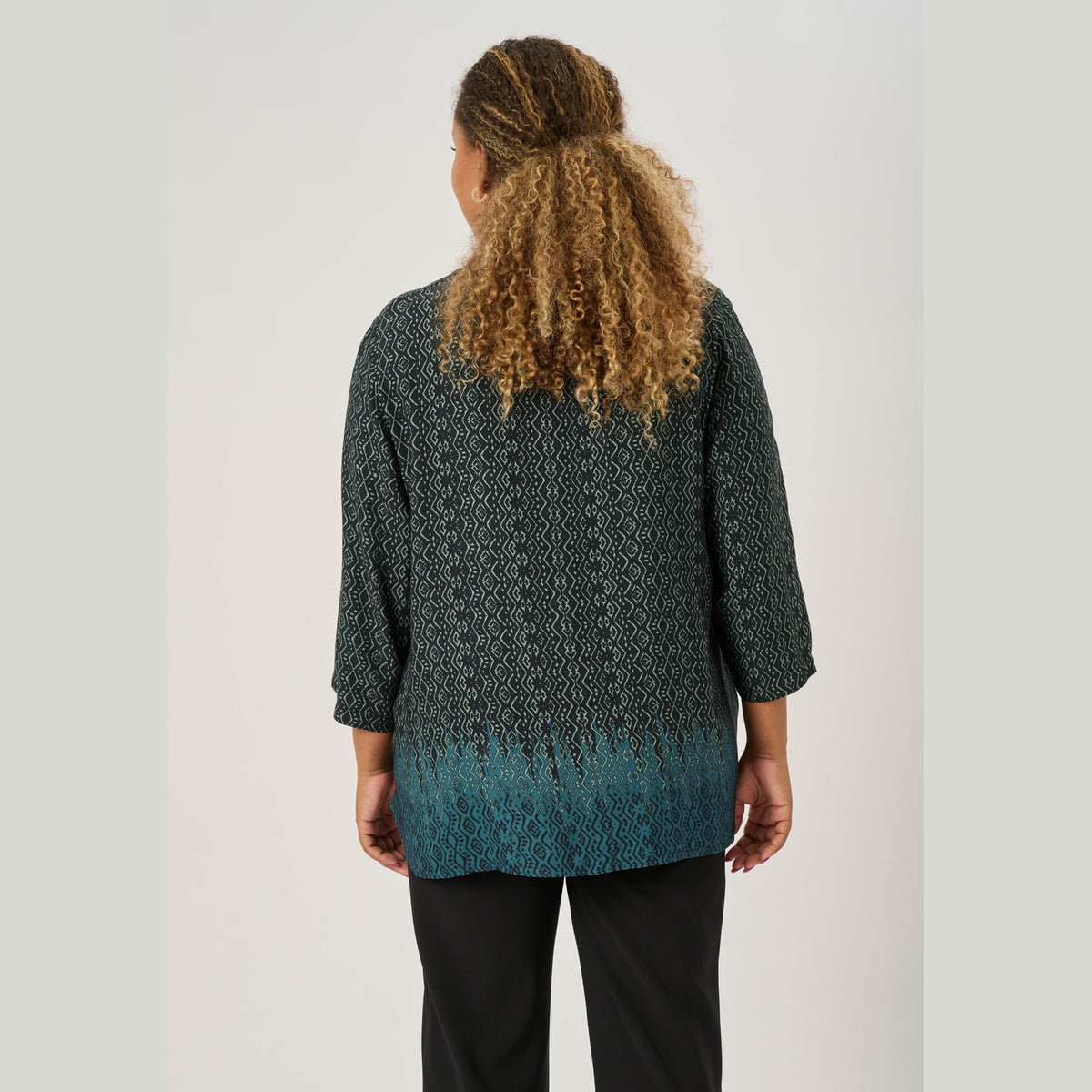 Pont Neuf PNAdella Bluser 5052 Petrol Blue