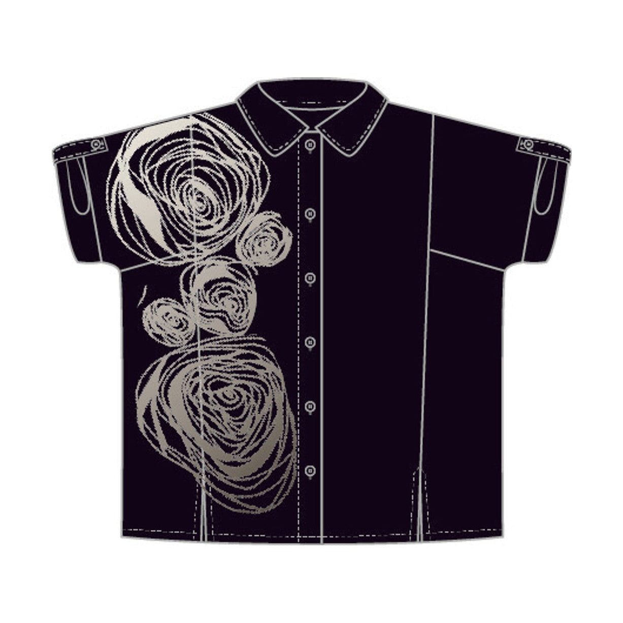 Pont Neuf PNAlbina Skjortebluser 9999 BLACK