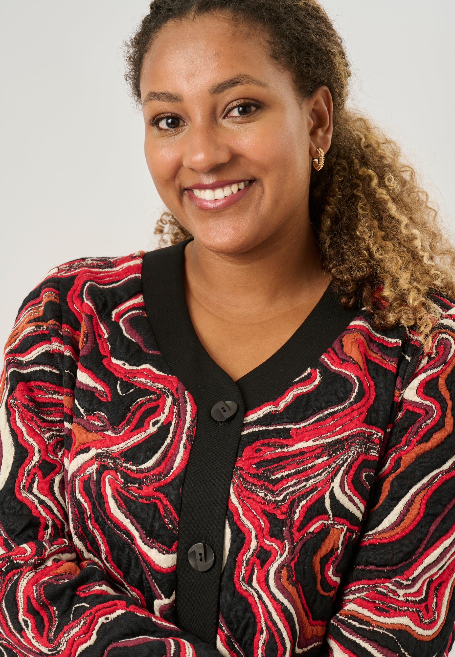 Pont Neuf PNAnelise Cardigan 2354 Warm Red