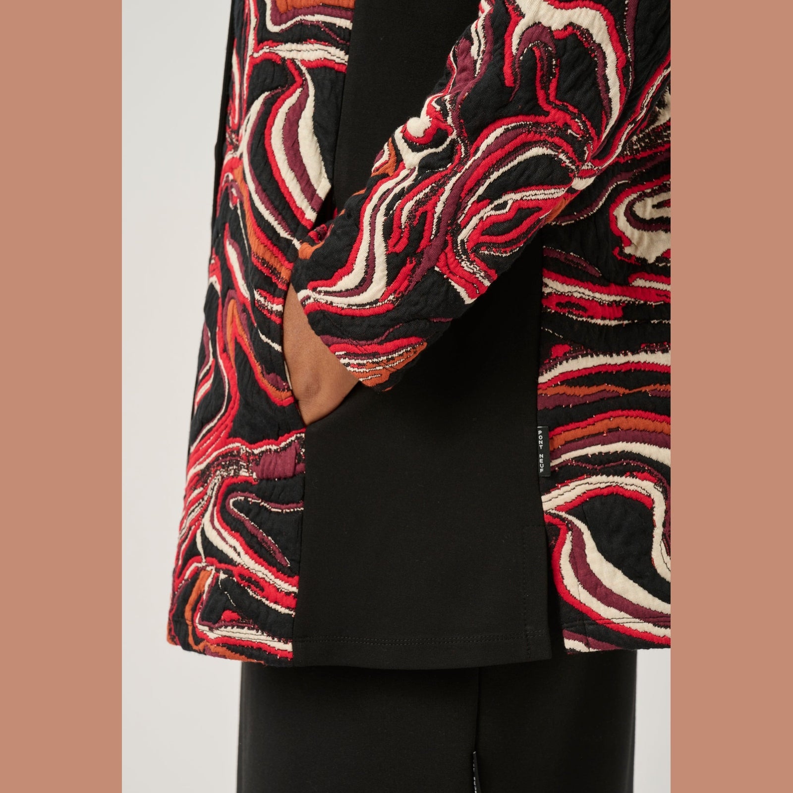 Pont Neuf PNAnelise Cardigan 2354 Warm Red