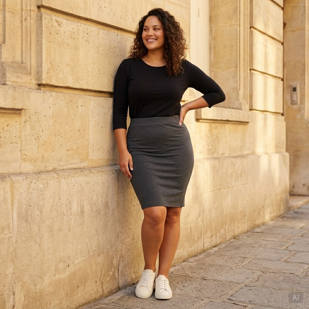 Pont Neuf PNAnn Nederdele 950 Antracite