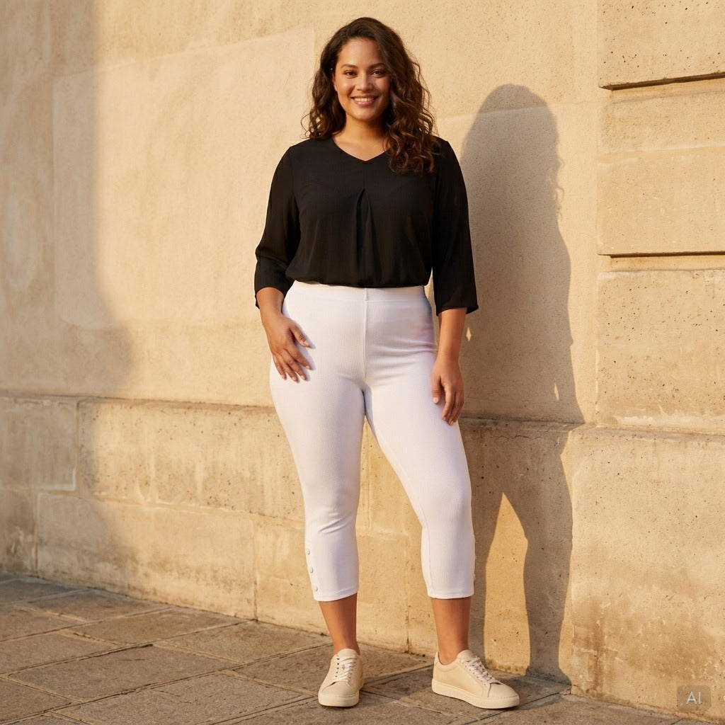 Pont Neuf PNAnnika Leggings 101 White