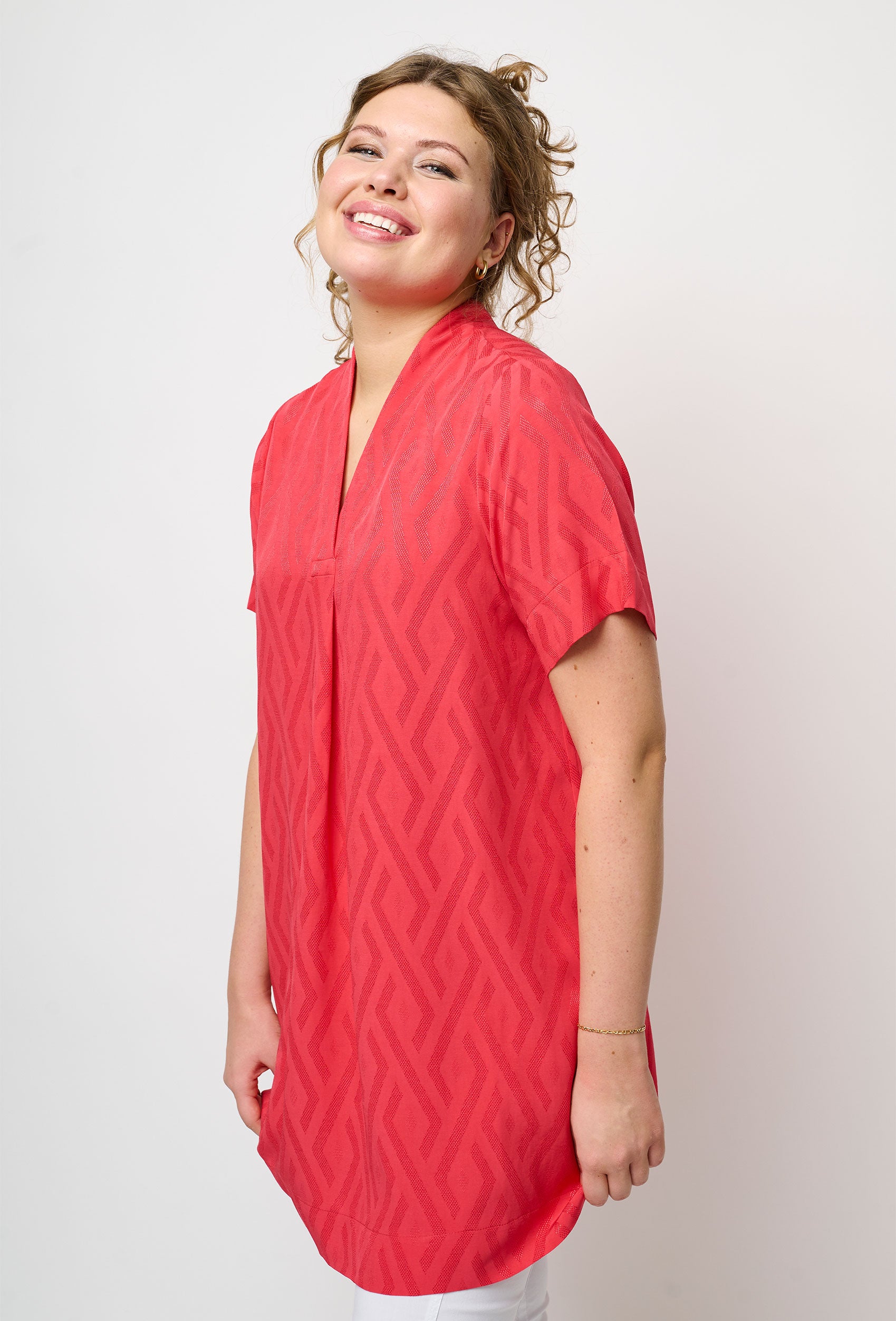 Pont Neuf PNBana sia Tunikaer 394 Raspberry