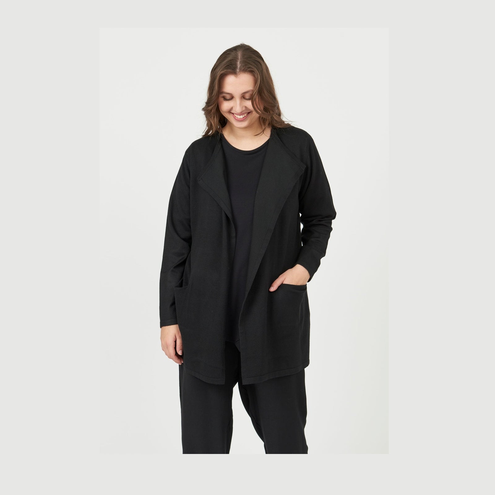 Pont Neuf PNBelinda Knit Cardigan 999 Black