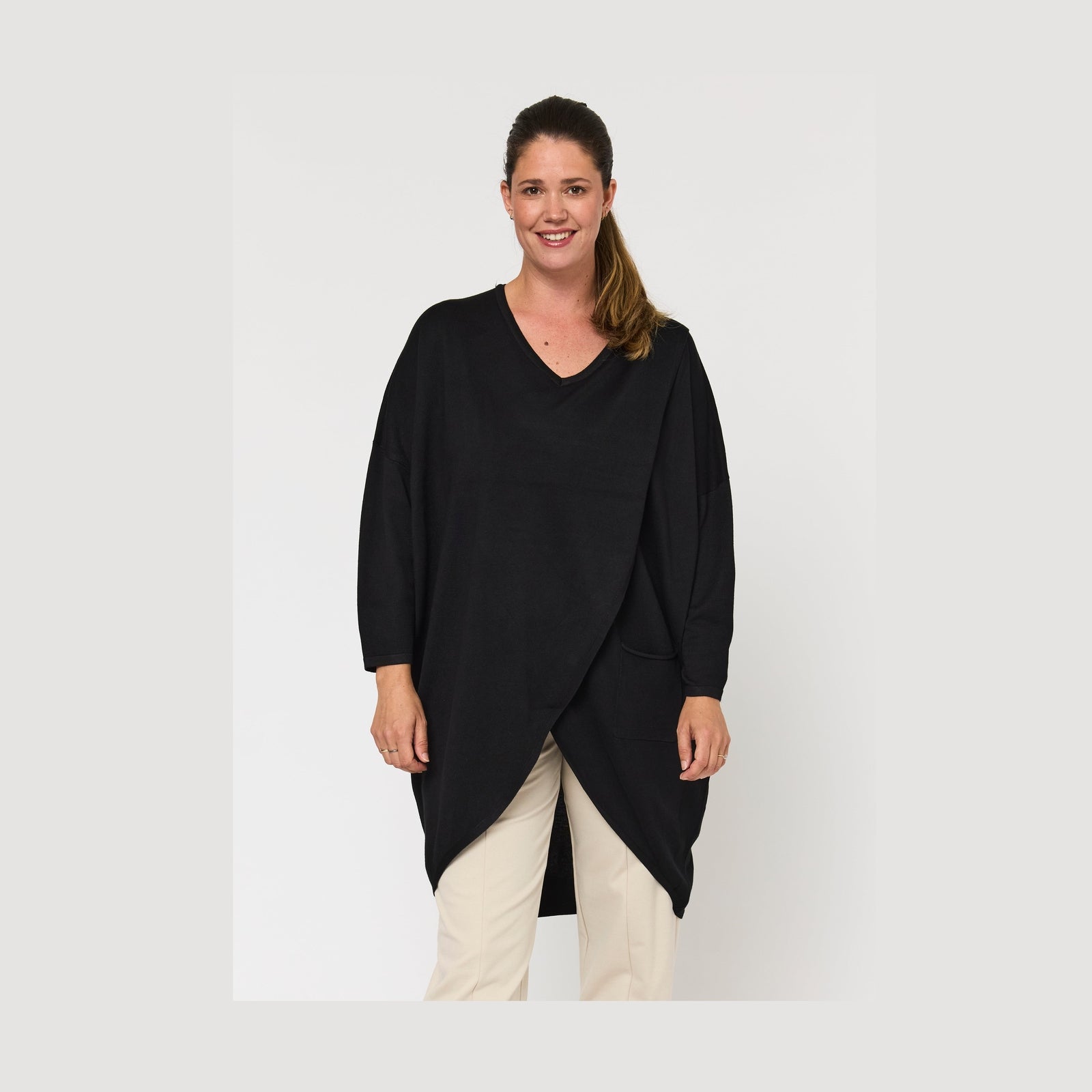 Pont Neuf PNBeth Knit Cardigan 999 Black