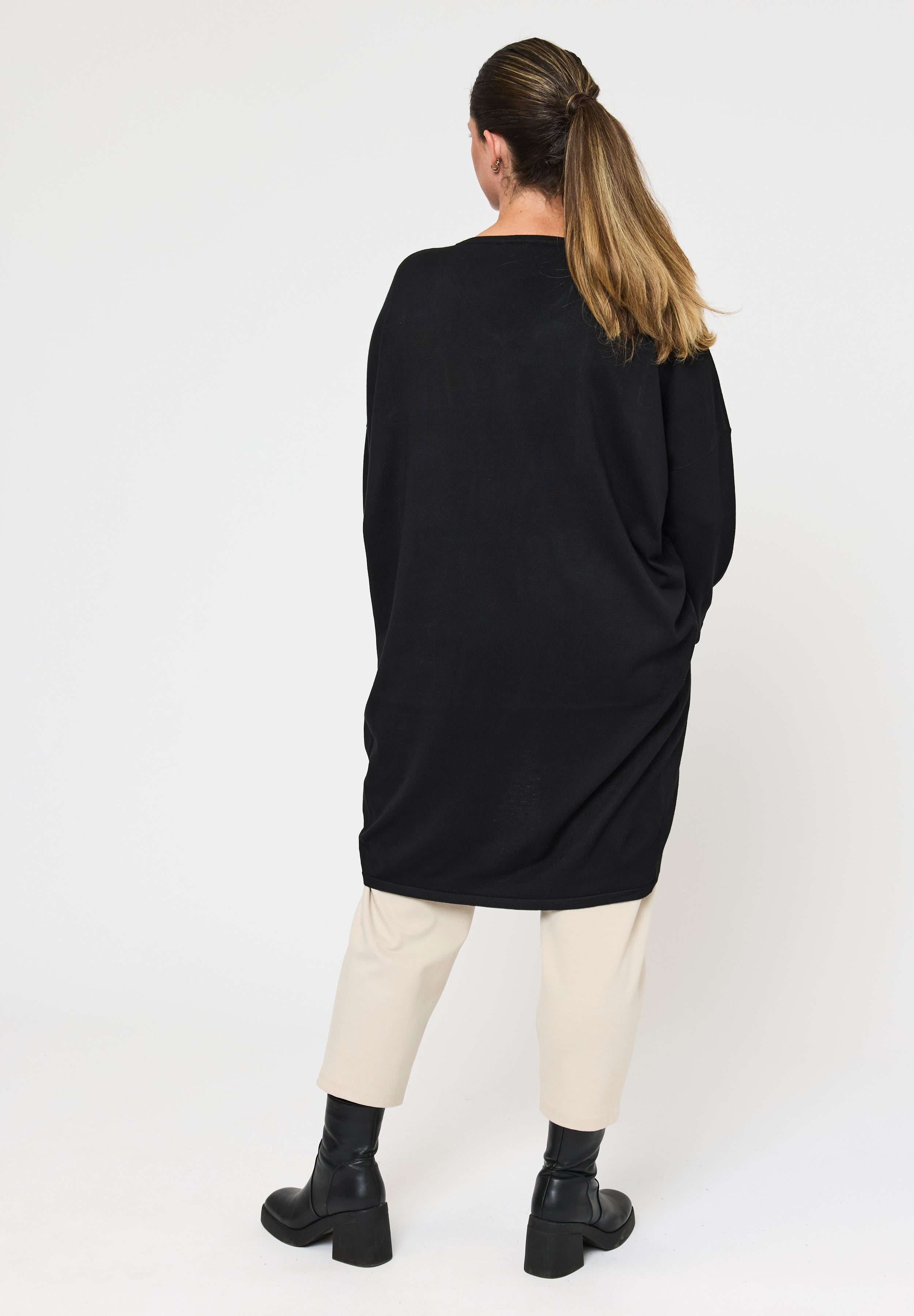 Pont Neuf PNBeth Knit Cardigan 999 Black