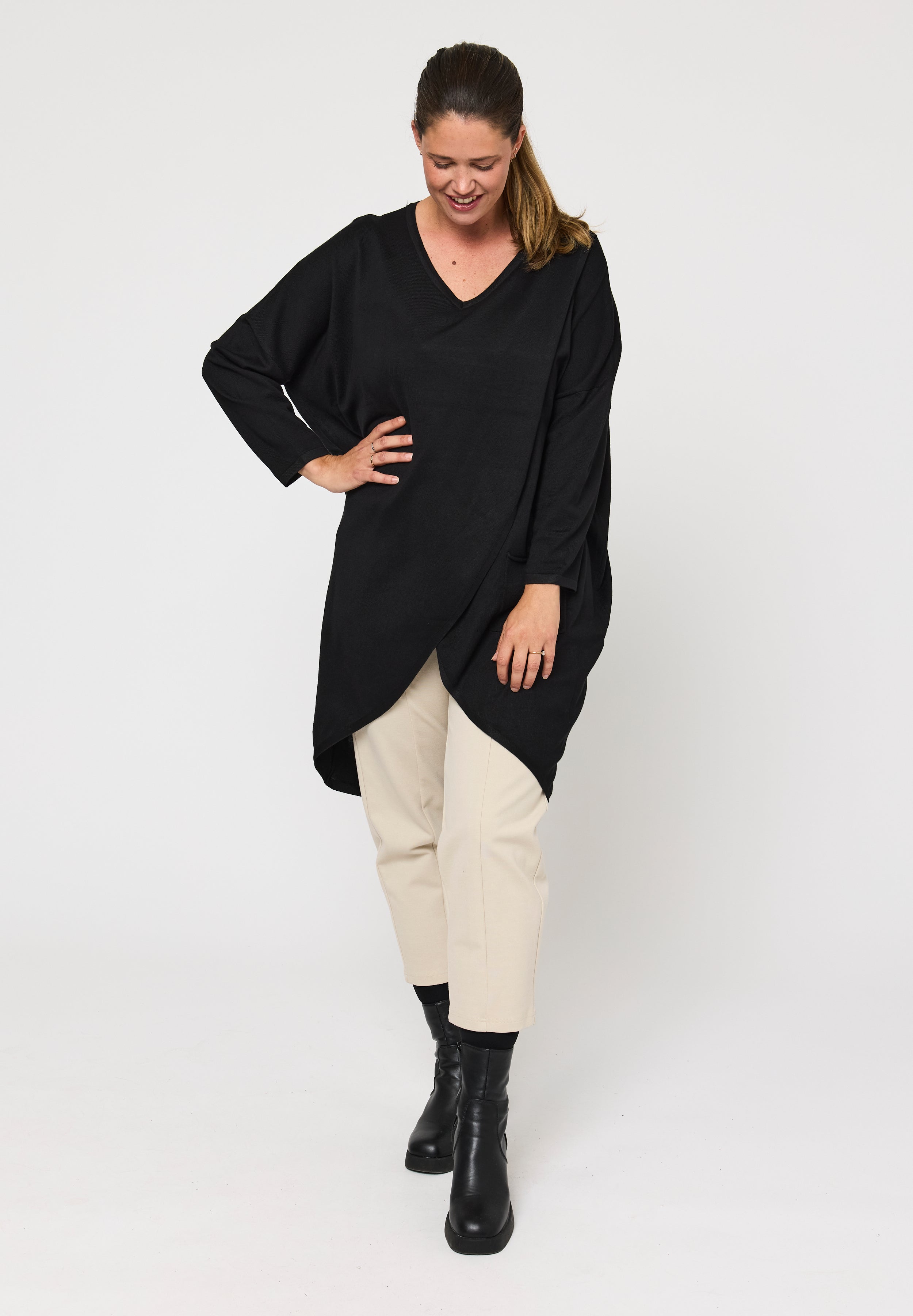 Pont Neuf PNBeth Knit Cardigan 999 Black