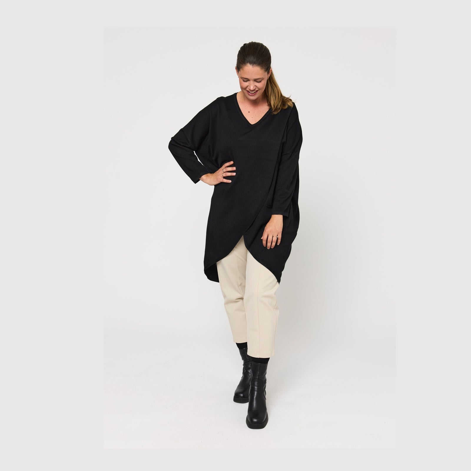 Pont Neuf PNBeth Knit Cardigan 999 Black