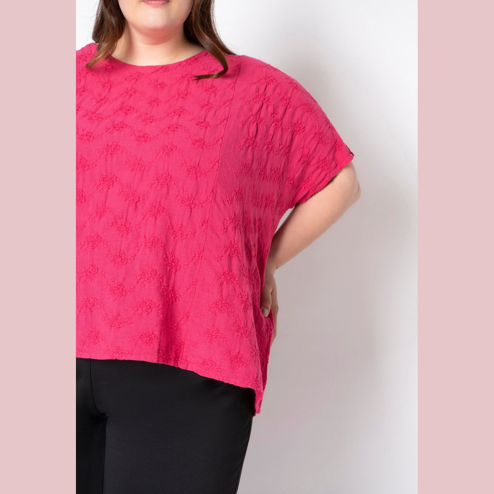 Pont Neuf PNBetyl Bluser 394 Raspberry