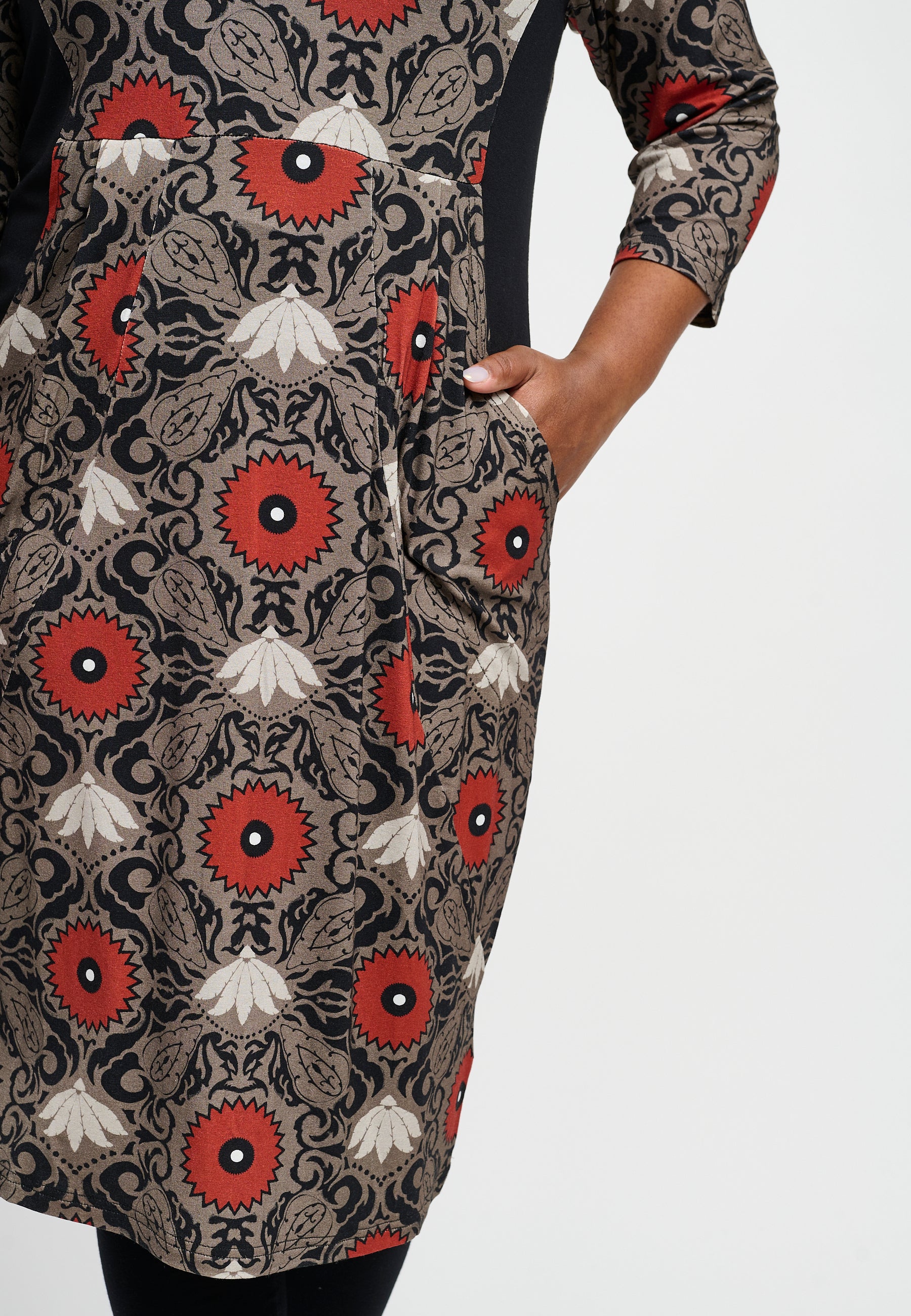 Pont Neuf PNBianco Long Kjoler 4701 Taupe