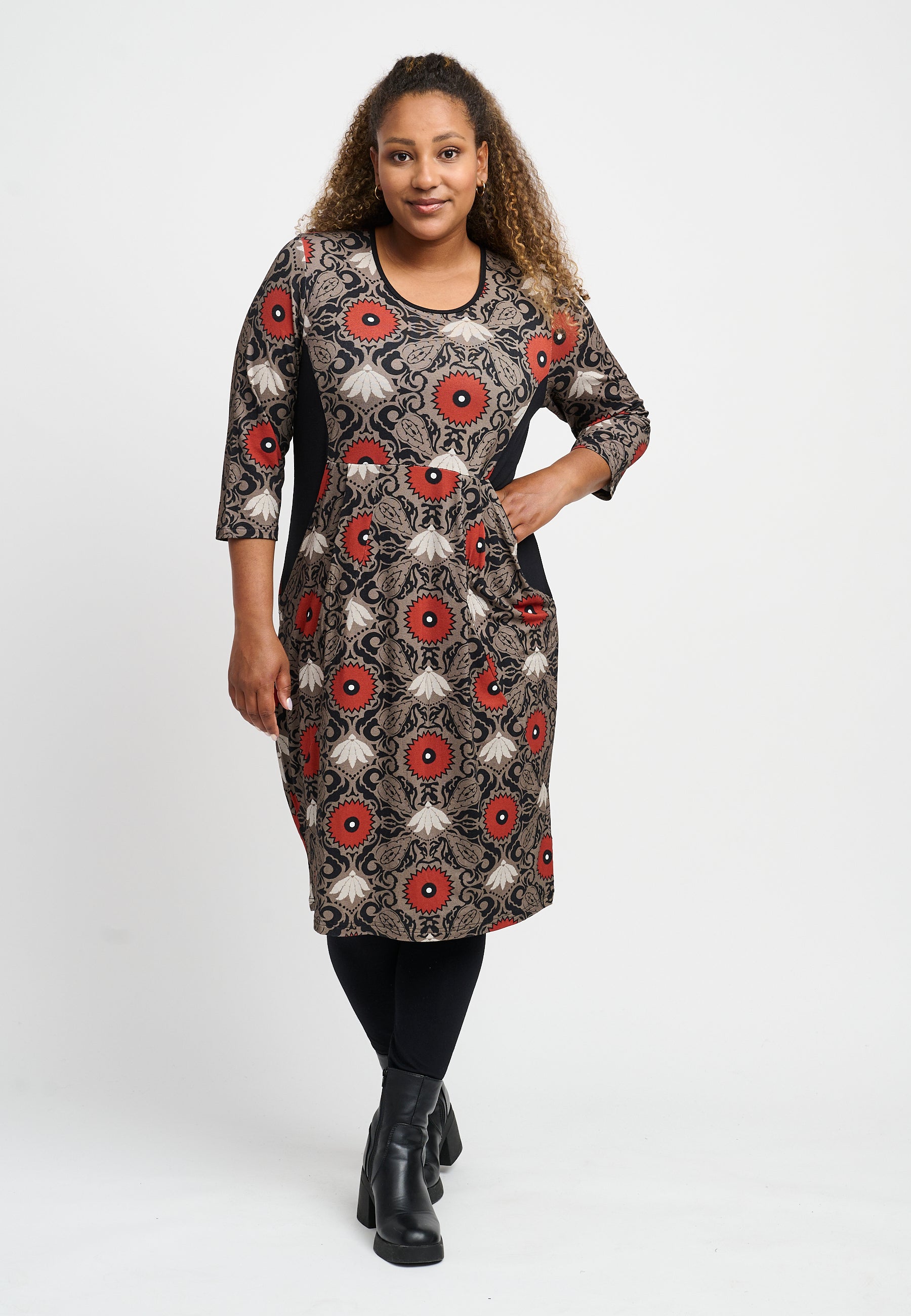 Pont Neuf PNBianco Long Kjoler 4701 Taupe