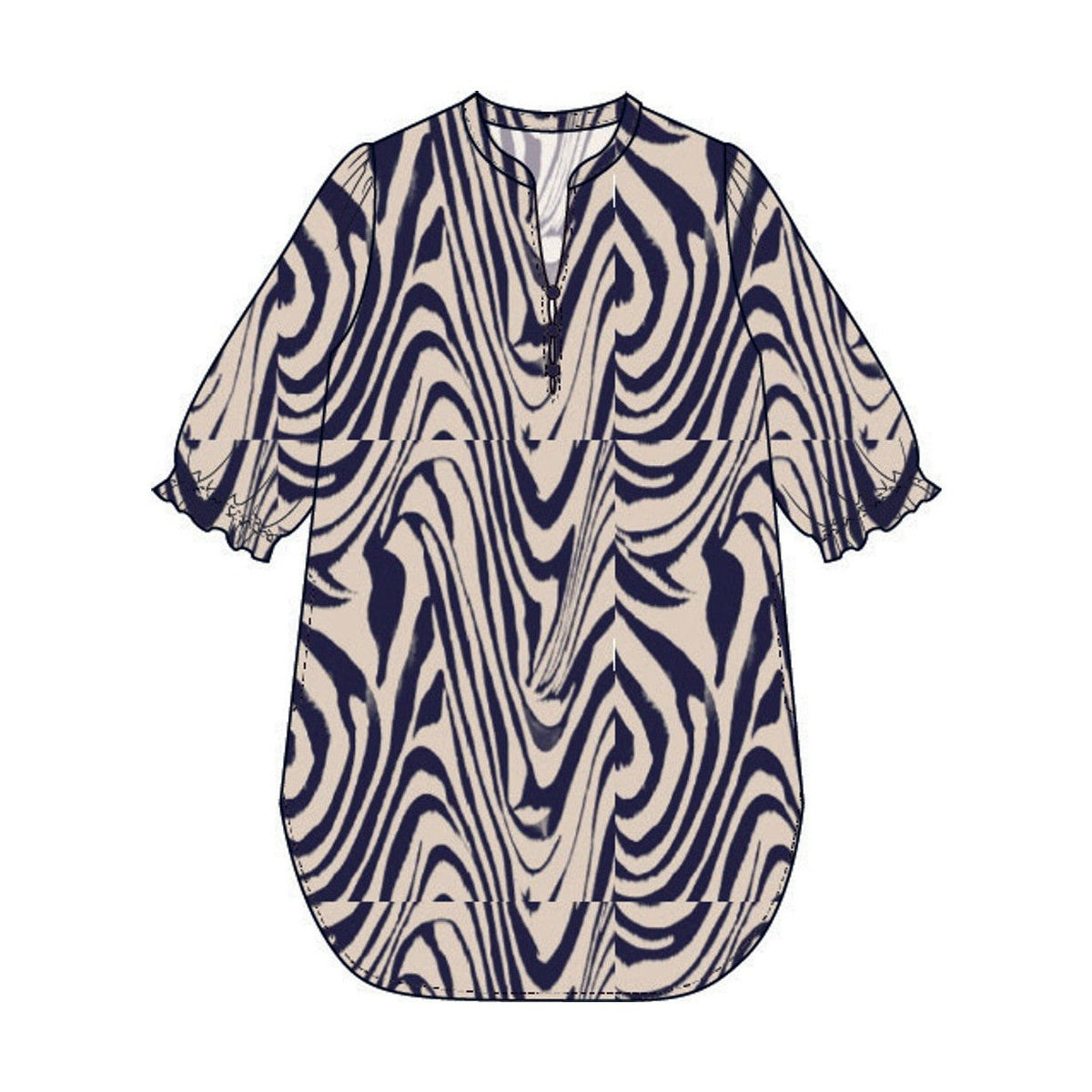 Pont Neuf PNBlake Tunikaer 5999 NAVY BLUE