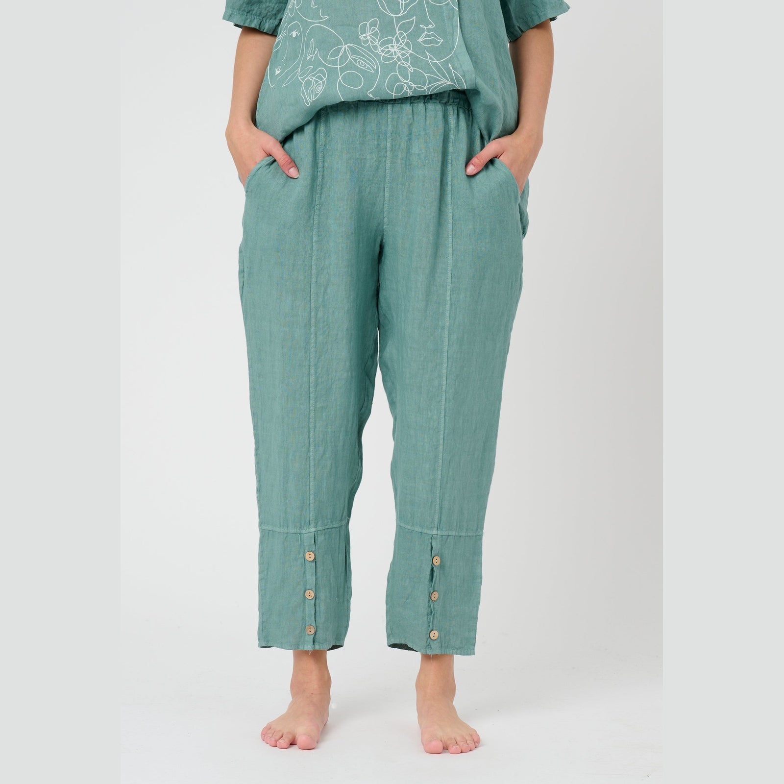 Pont Neuf PNBonni Bukser 618 Dusty Green