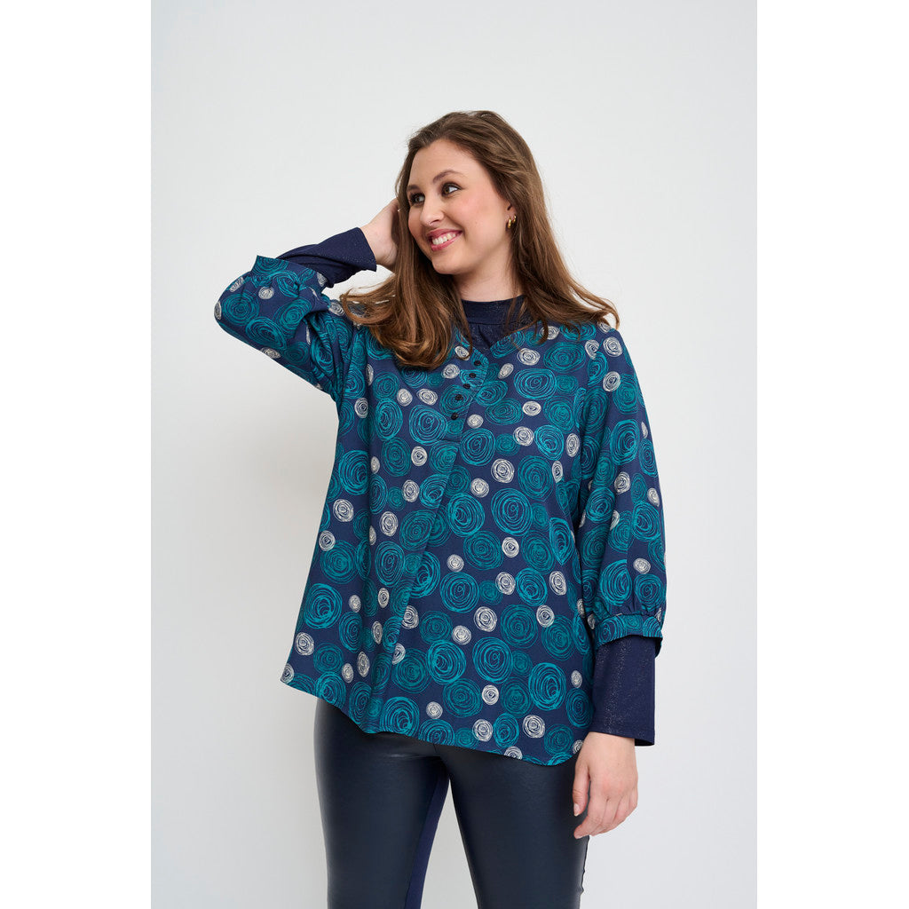 Pont Neuf PNBrie Bluser 571 Petrol