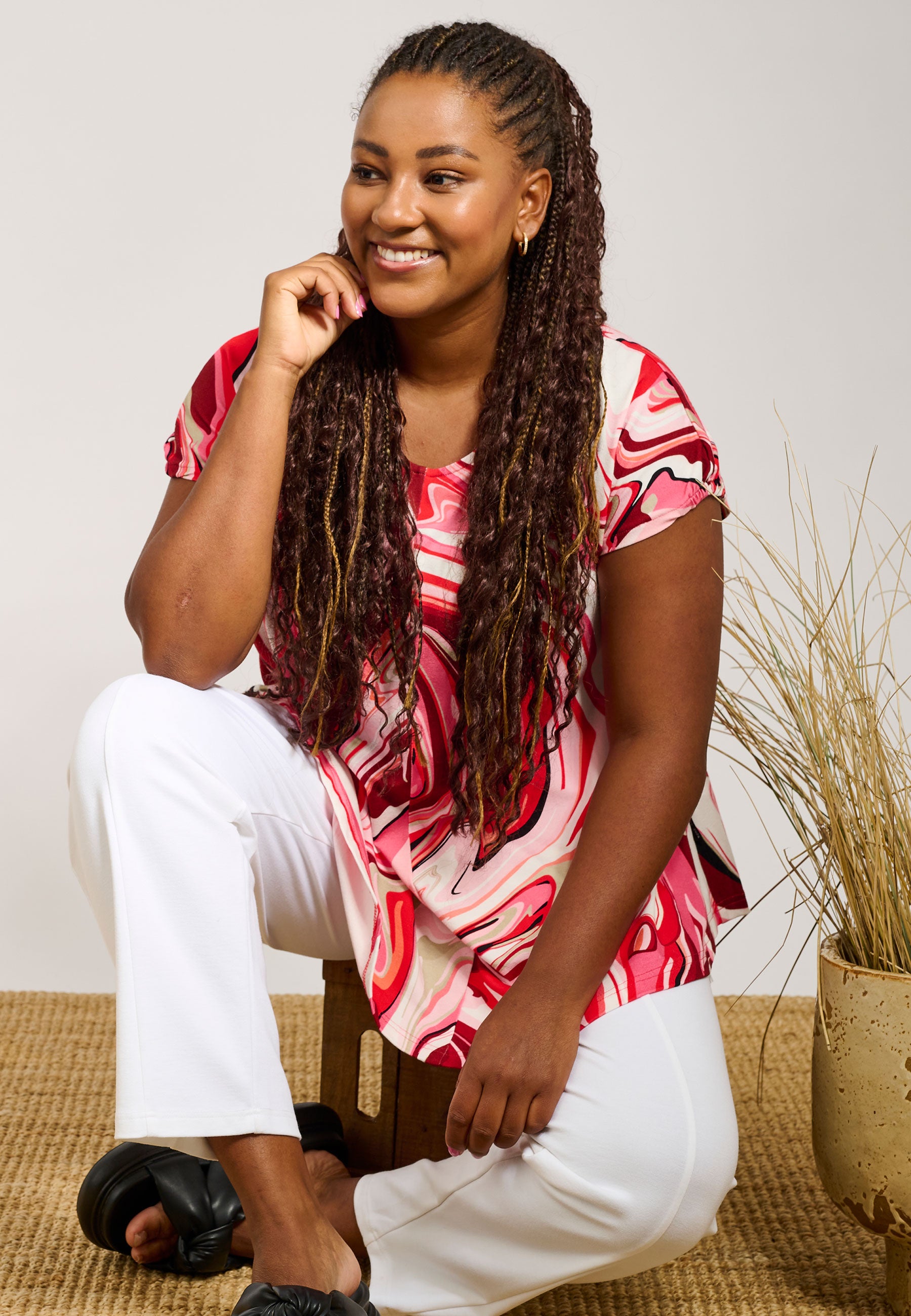 Pont Neuf PNCalina Tunikaer 2700 Tomato