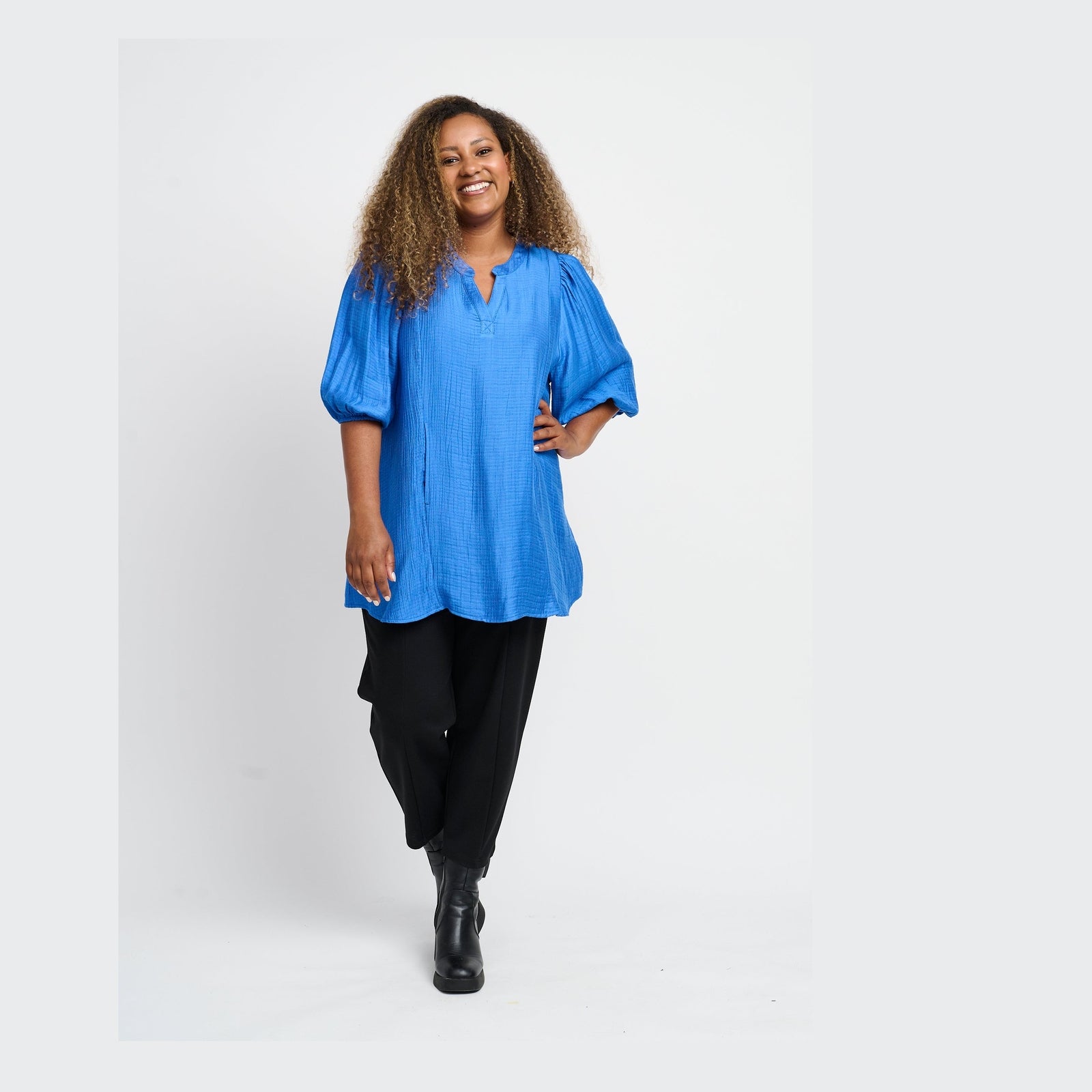 Pont Neuf PNCami Tea Bluser 5750 sapphire blue
