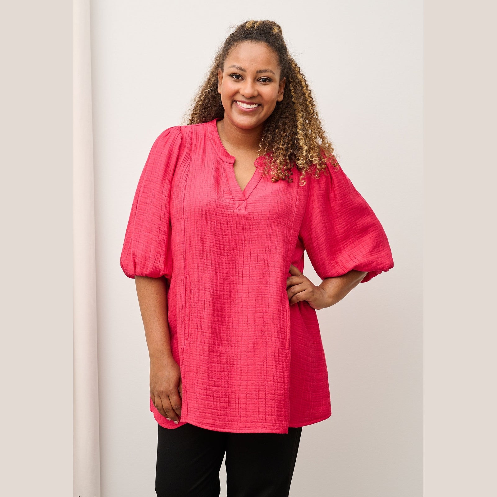 Pont Neuf PNCami Tea Bluser 6500 PINK