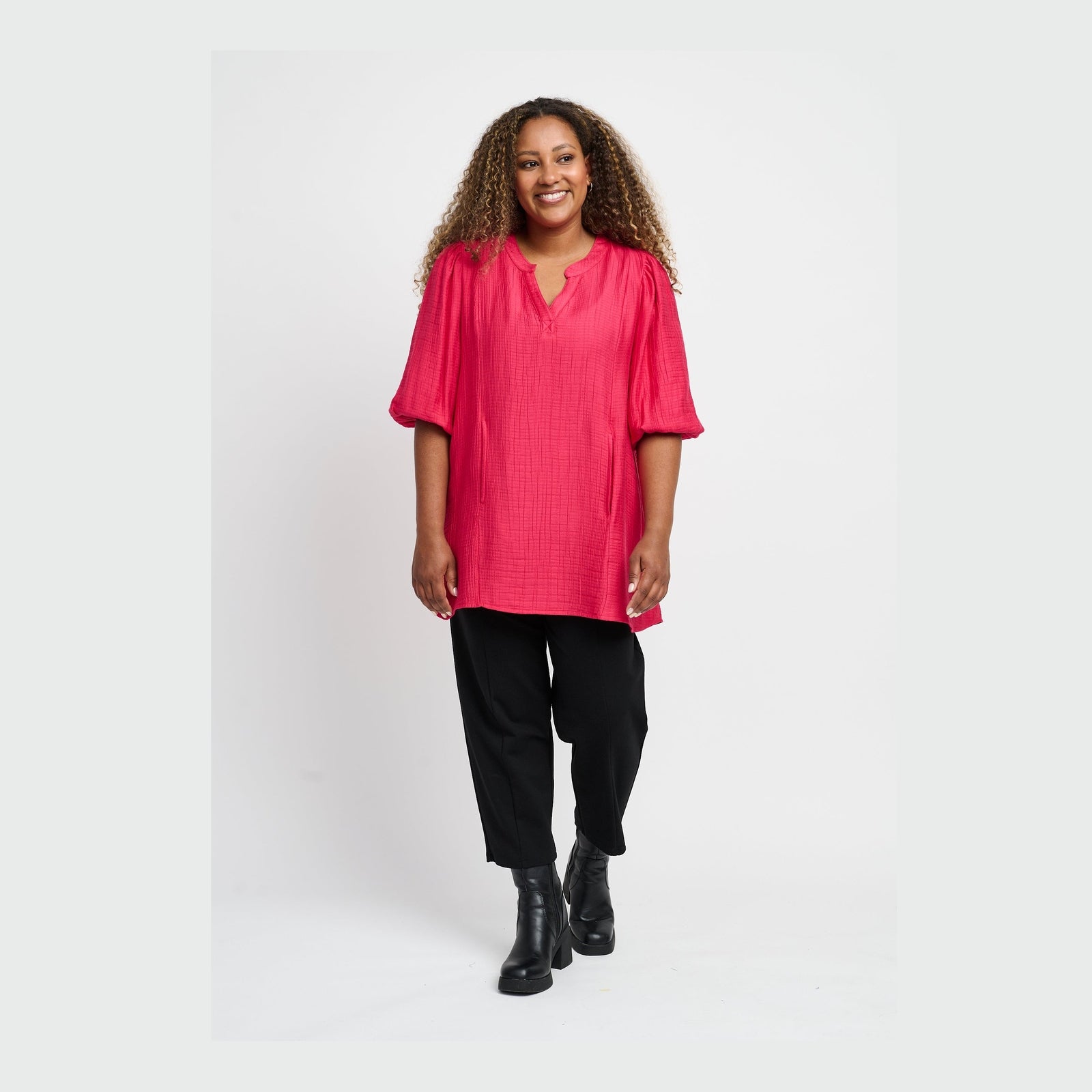 Pont Neuf PNCami Tea Bluser 6500 PINK