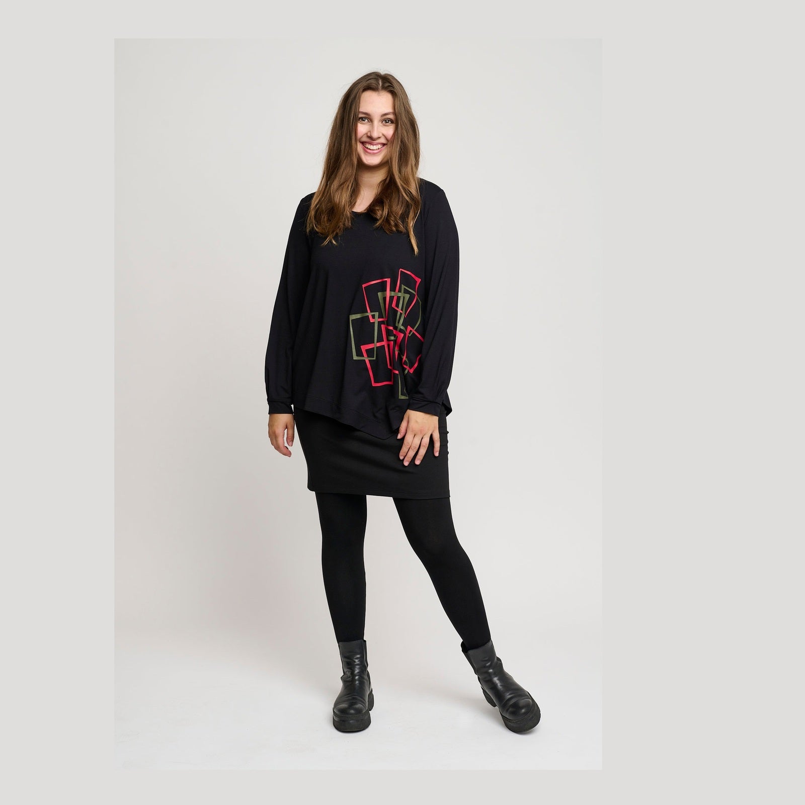 Pont Neuf PNCat-Mie Bluser 354 Warm Red