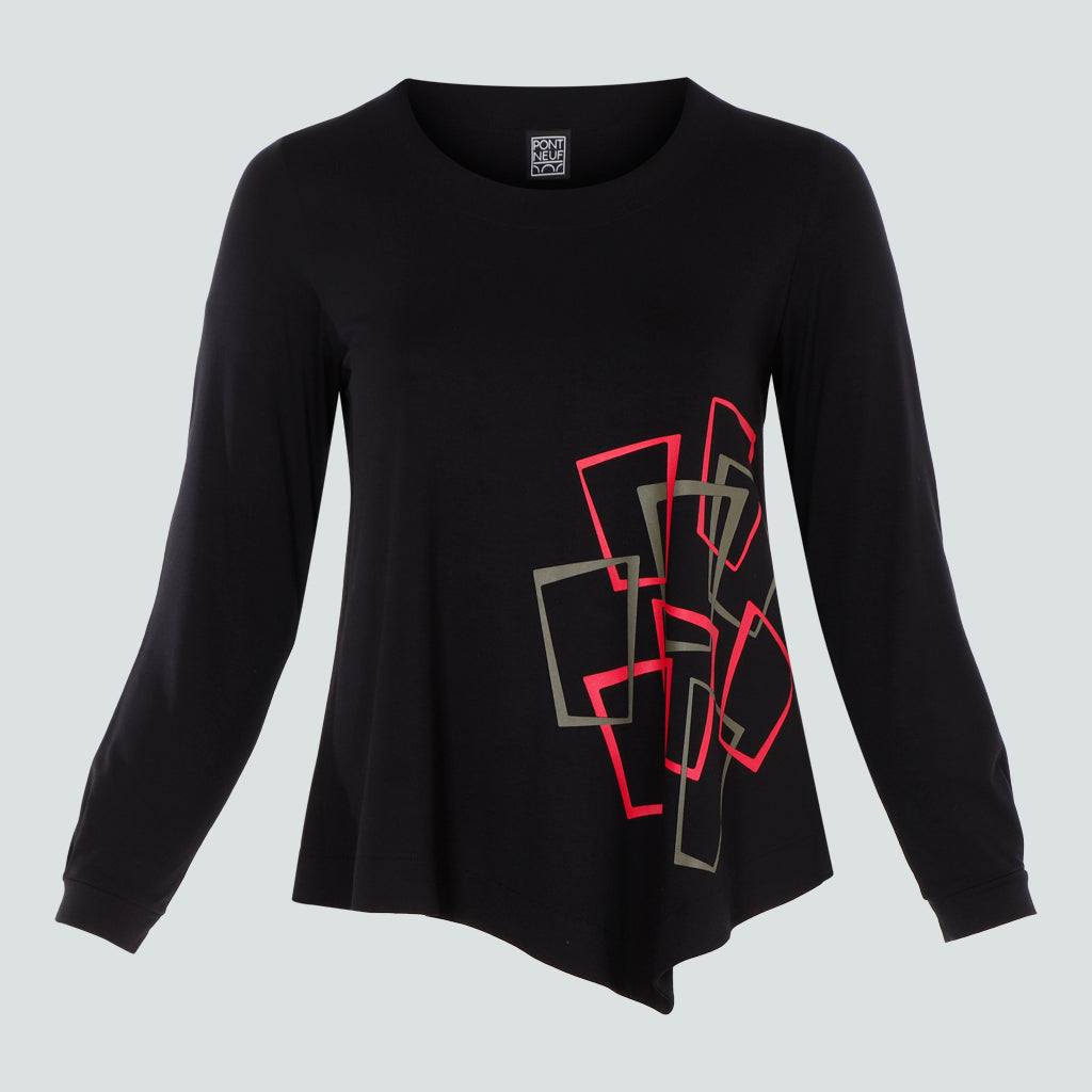 Pont Neuf PNCat-Mie Bluser 354 Warm Red