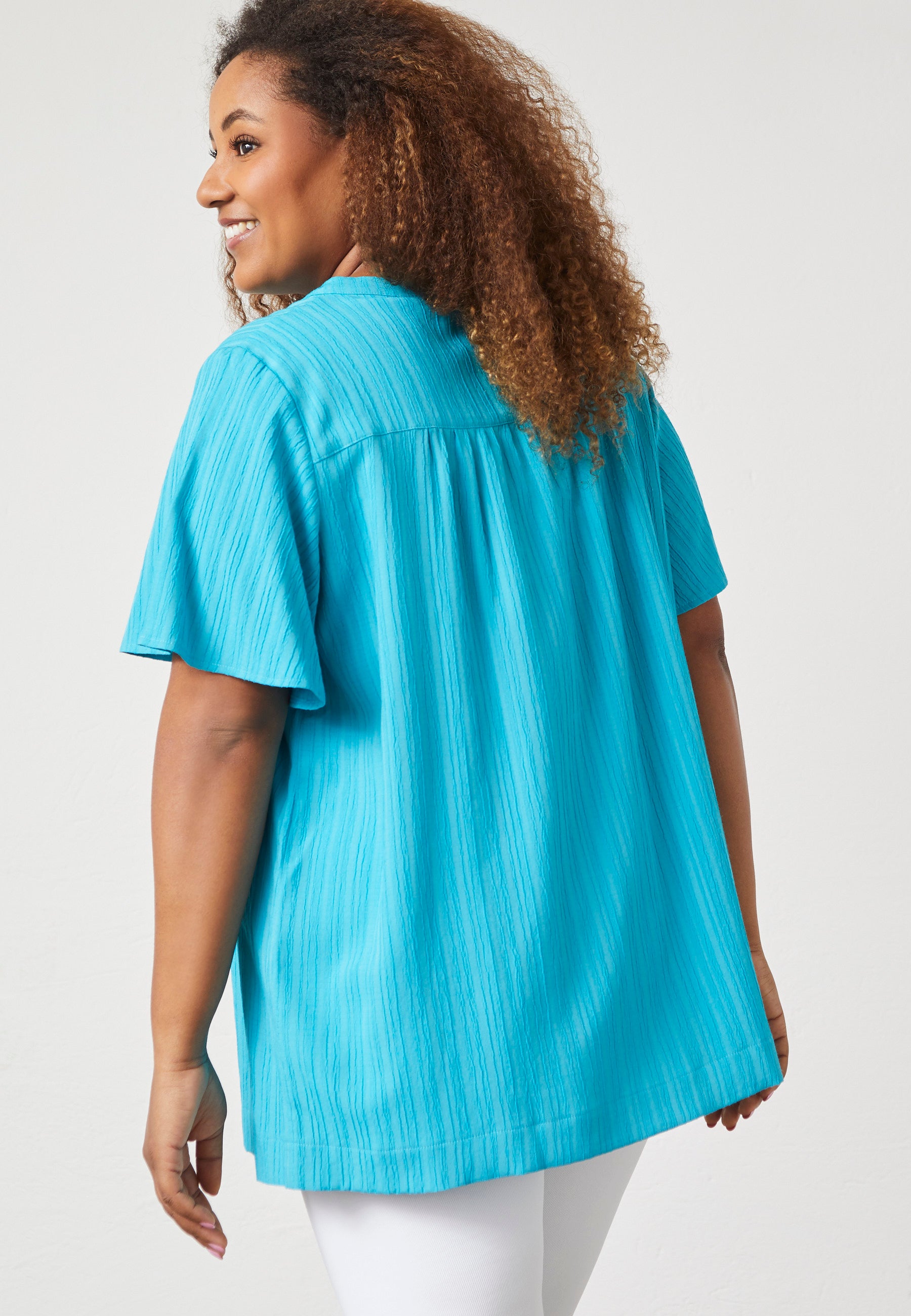 Pont Neuf PNCatleen Bluser 5285 turquoise