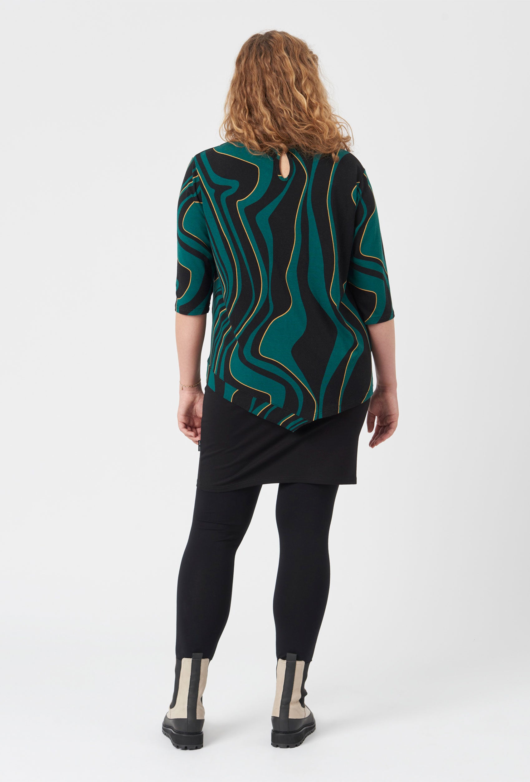 Pont Neuf PNCeleste Bluser 572 Dark Petrol