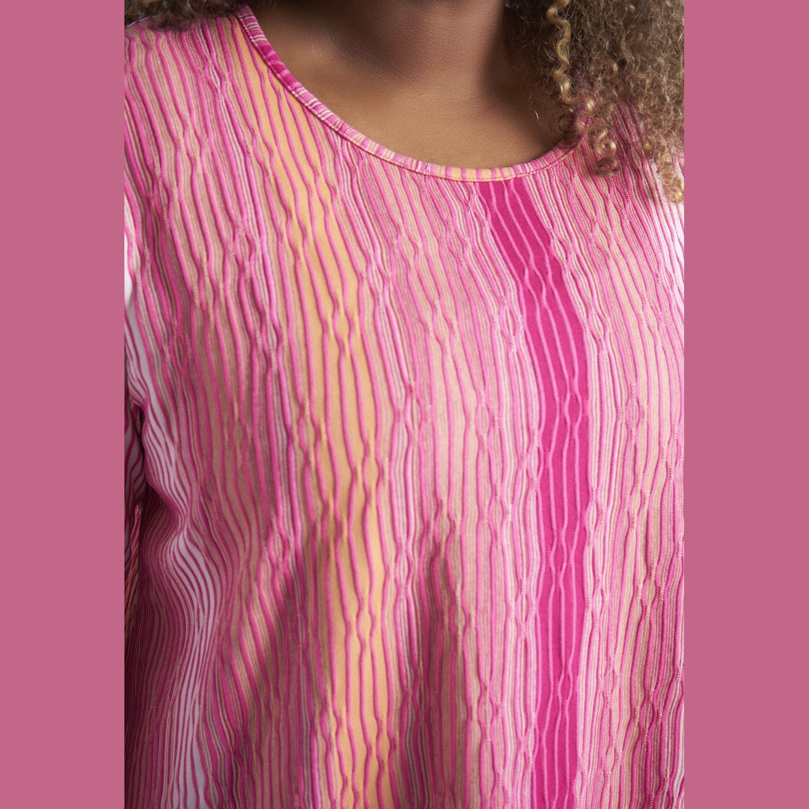 Pont Neuf PNCeleste Bluser 163 Fuchsia