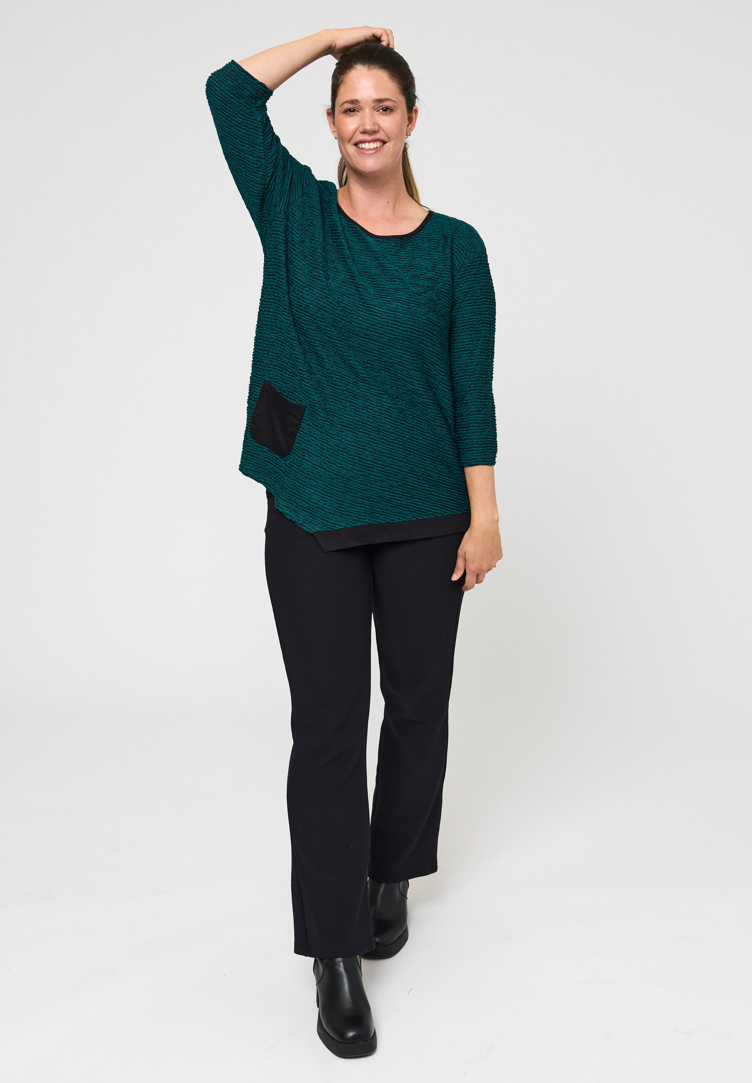 Pont Neuf PNCeleste Tunikaer 5052 Petrol Blue