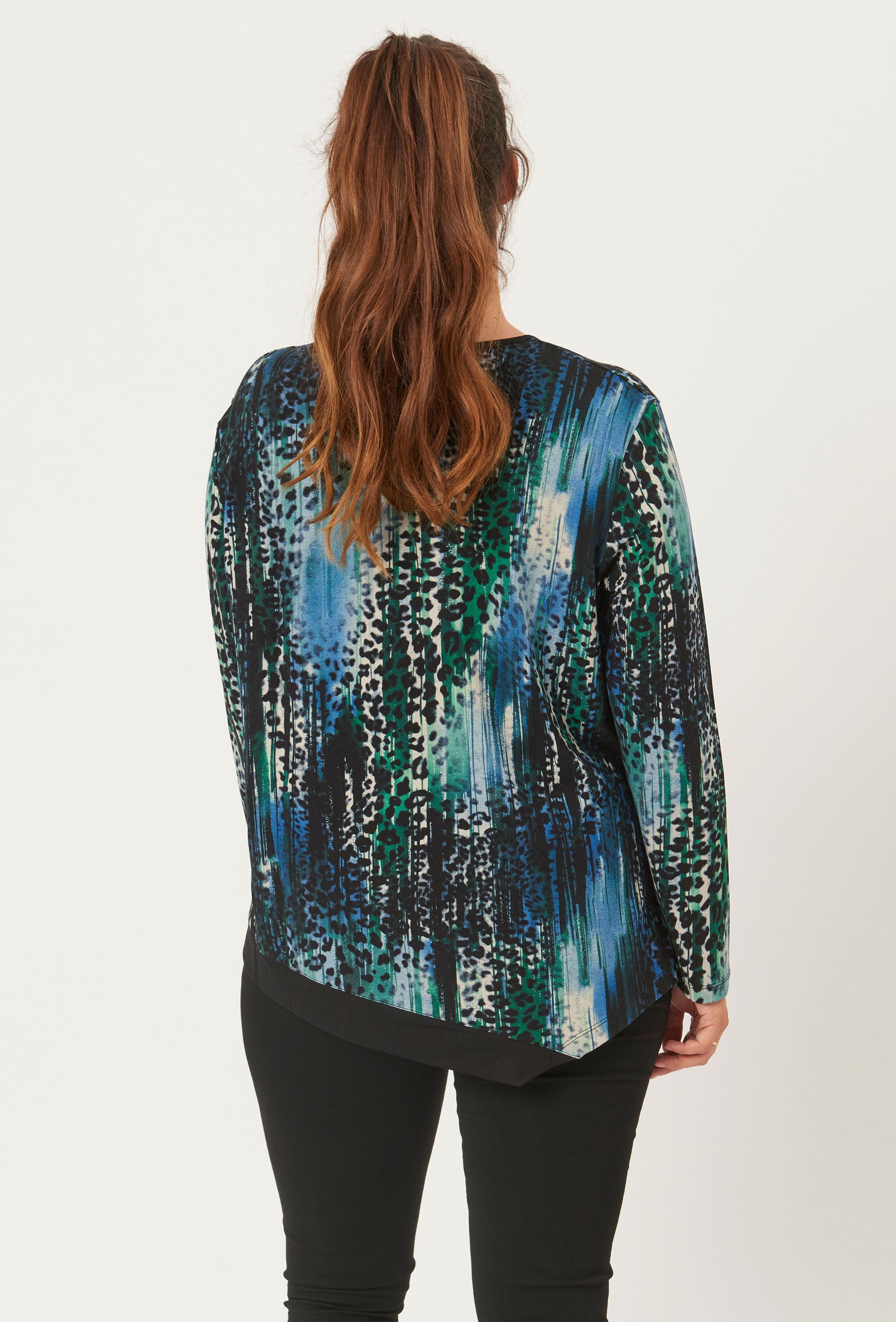 Pont Neuf PNCeleste Mie Bluser 621 Pine Green