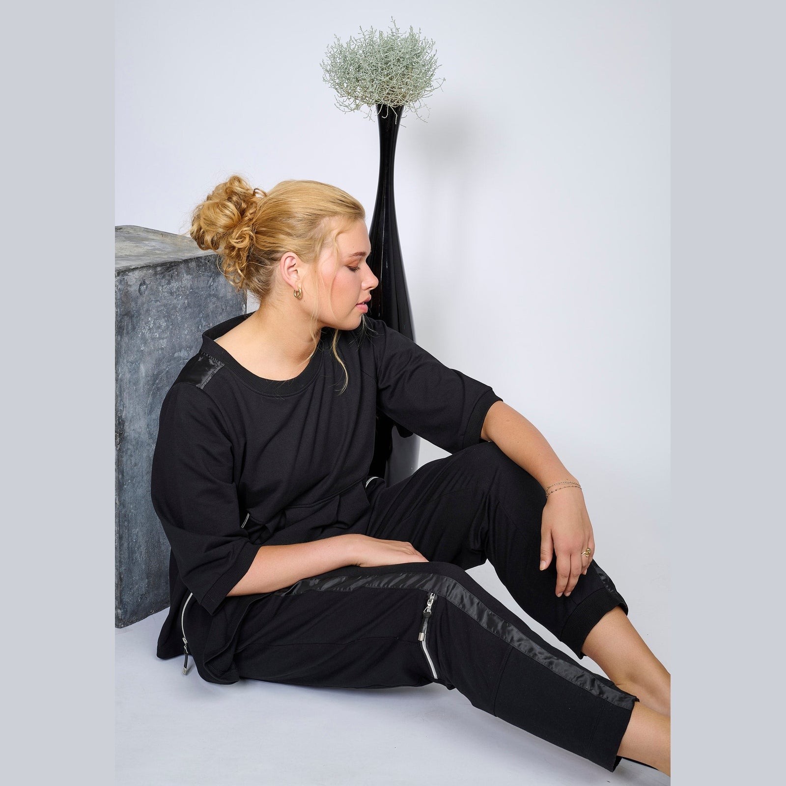 Pont Neuf PNChalina Bluser 9999 BLACK