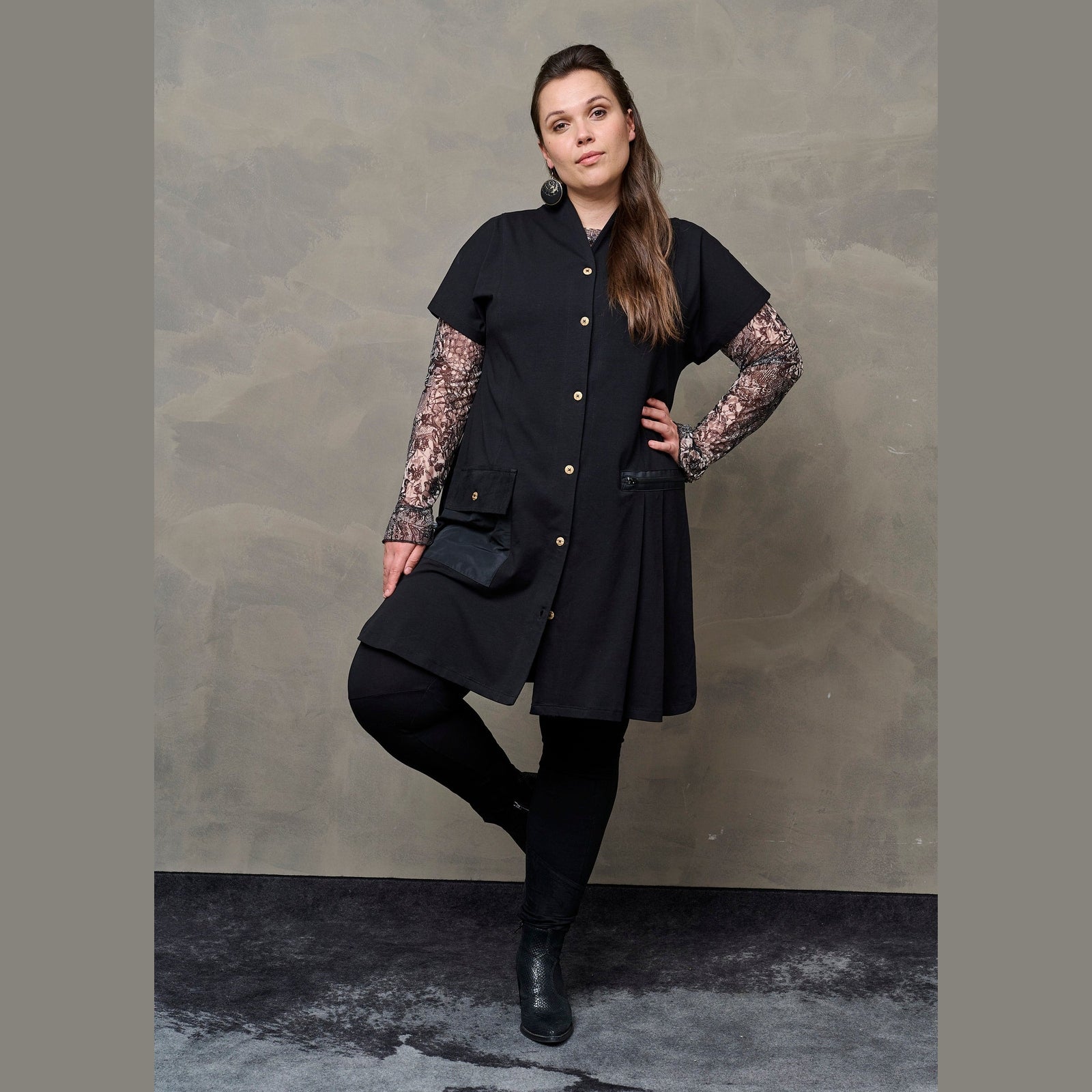 Pont Neuf PNChen Veste 9999 BLACK