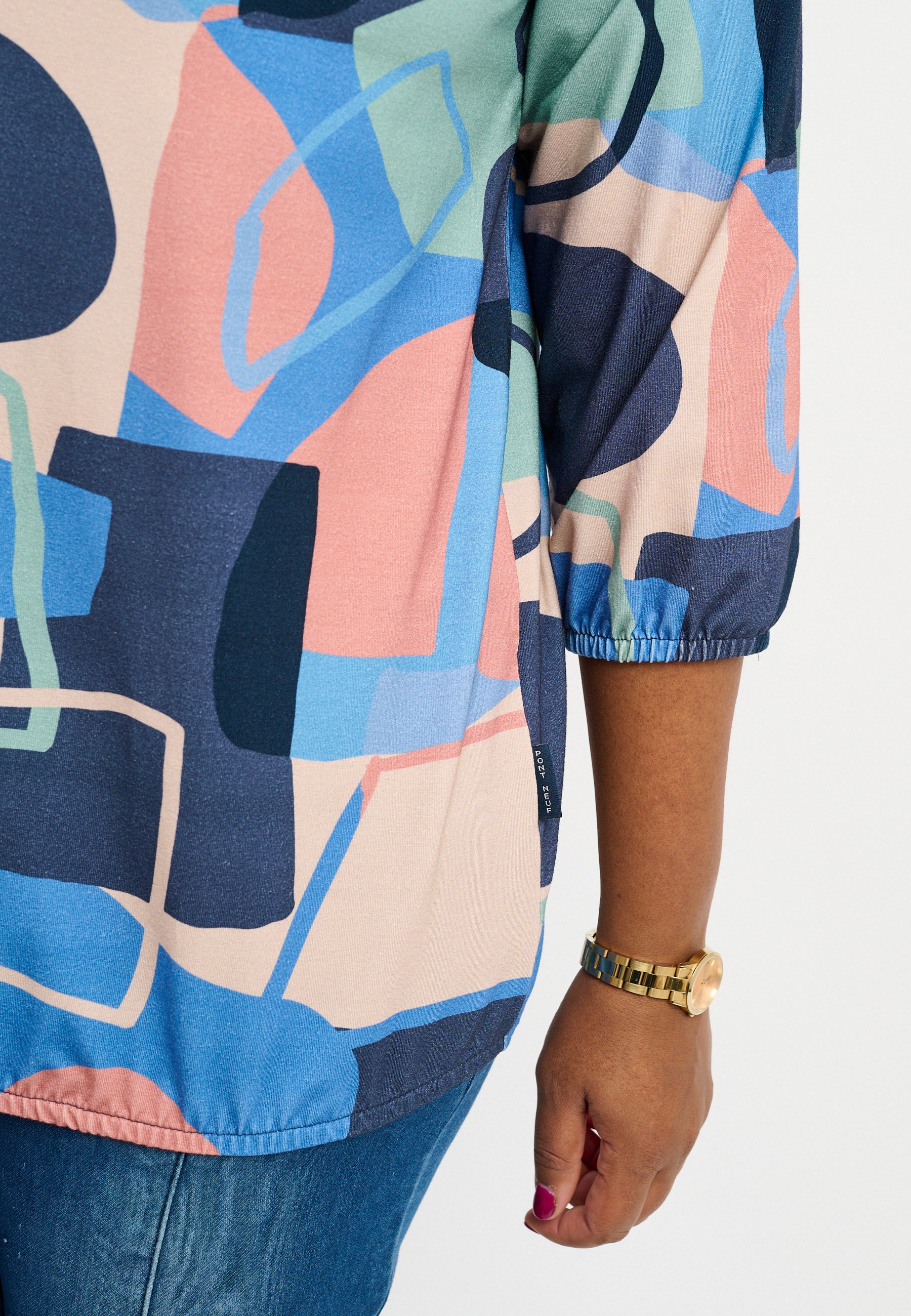 Pont Neuf PNChrista Bluser 5501 DENIM BLUE