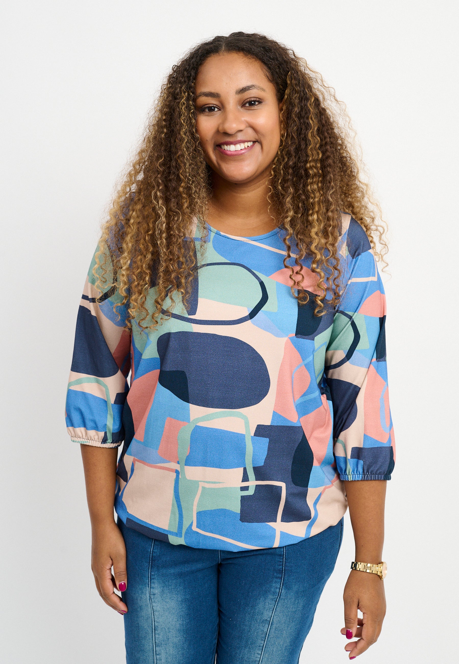 Pont Neuf PNChrista Bluser 5501 DENIM BLUE